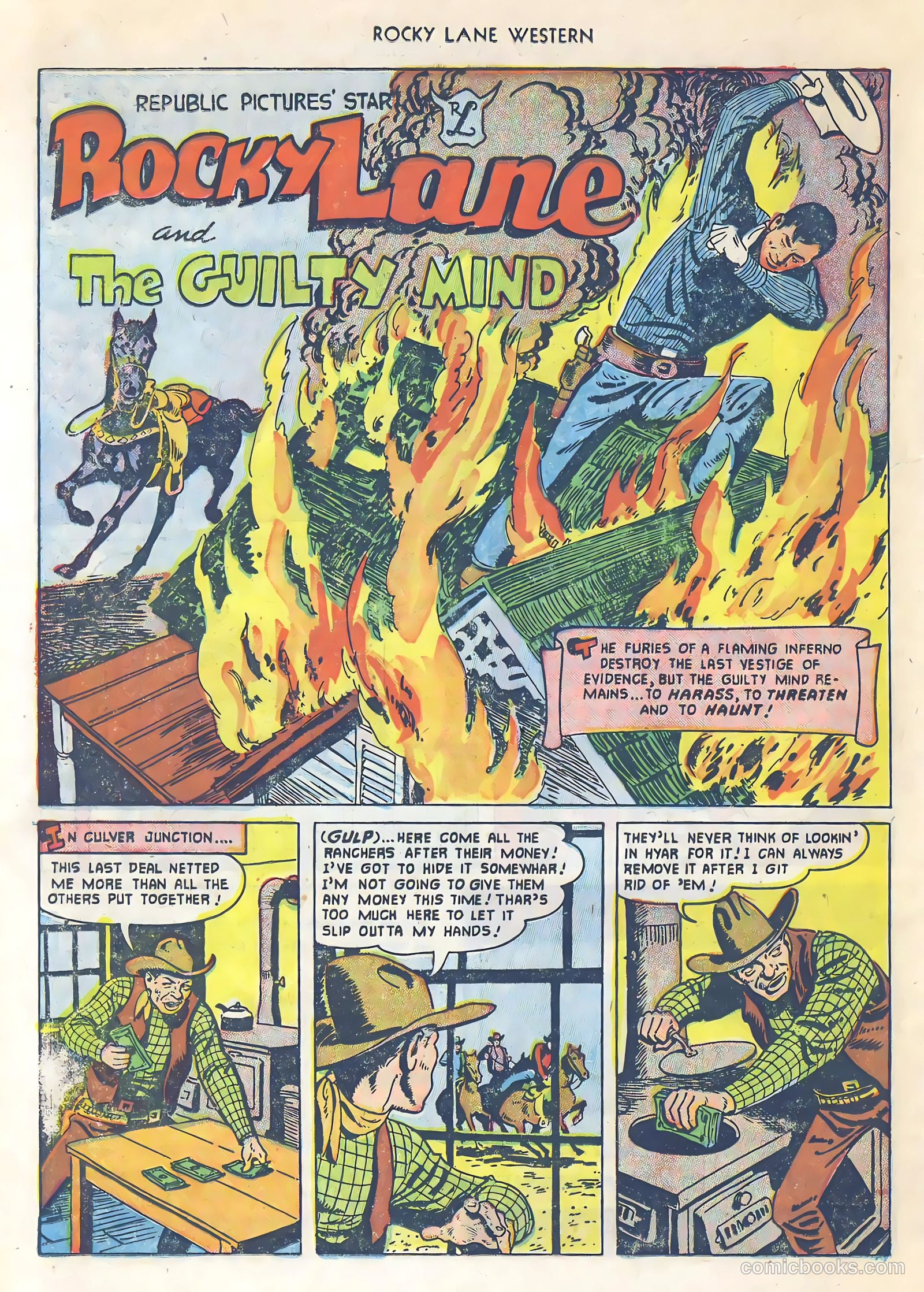 Rocky Lane Western #34 (1952) — page 25 of 33