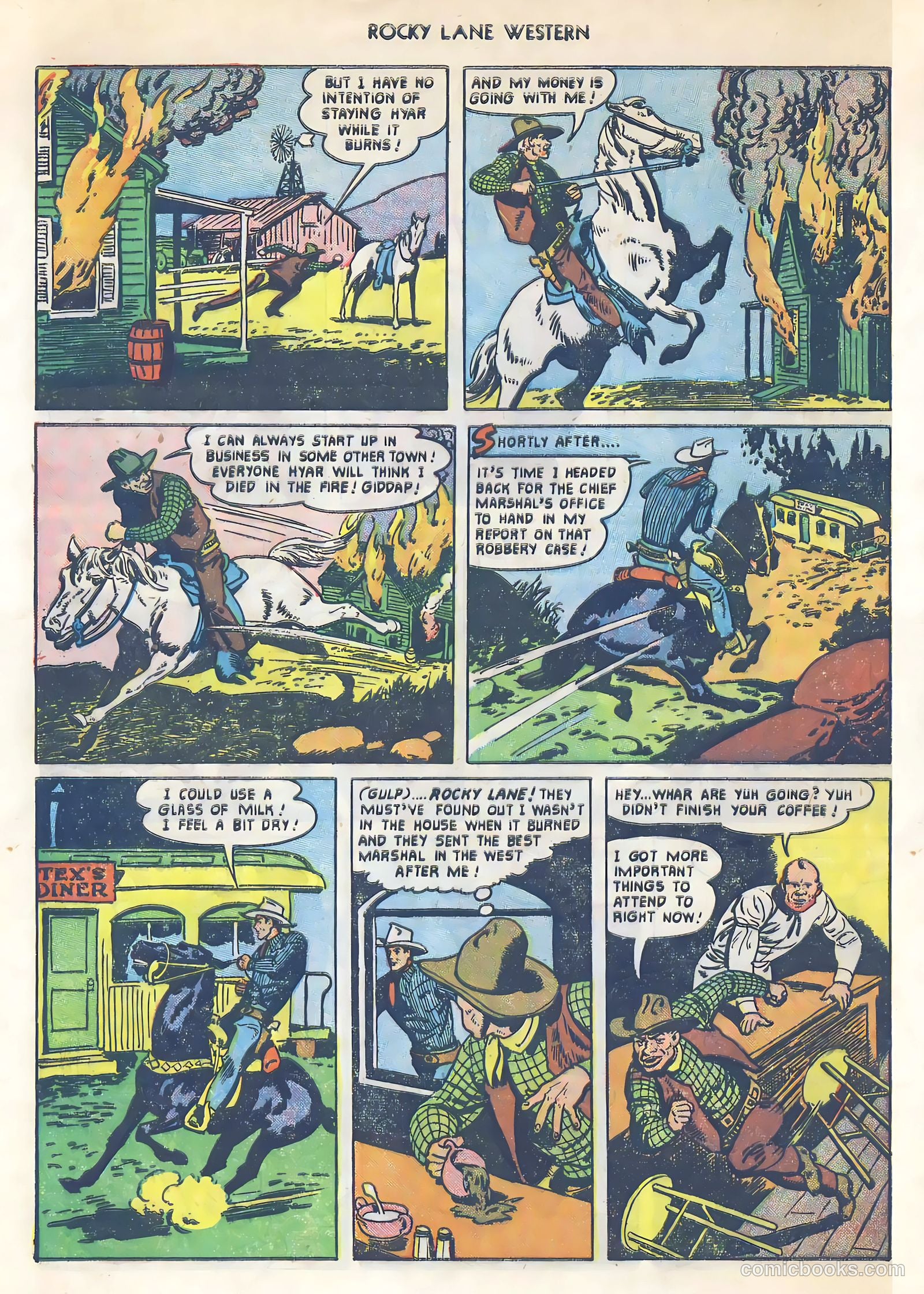 Rocky Lane Western #34 (1952) — page 27 of 33