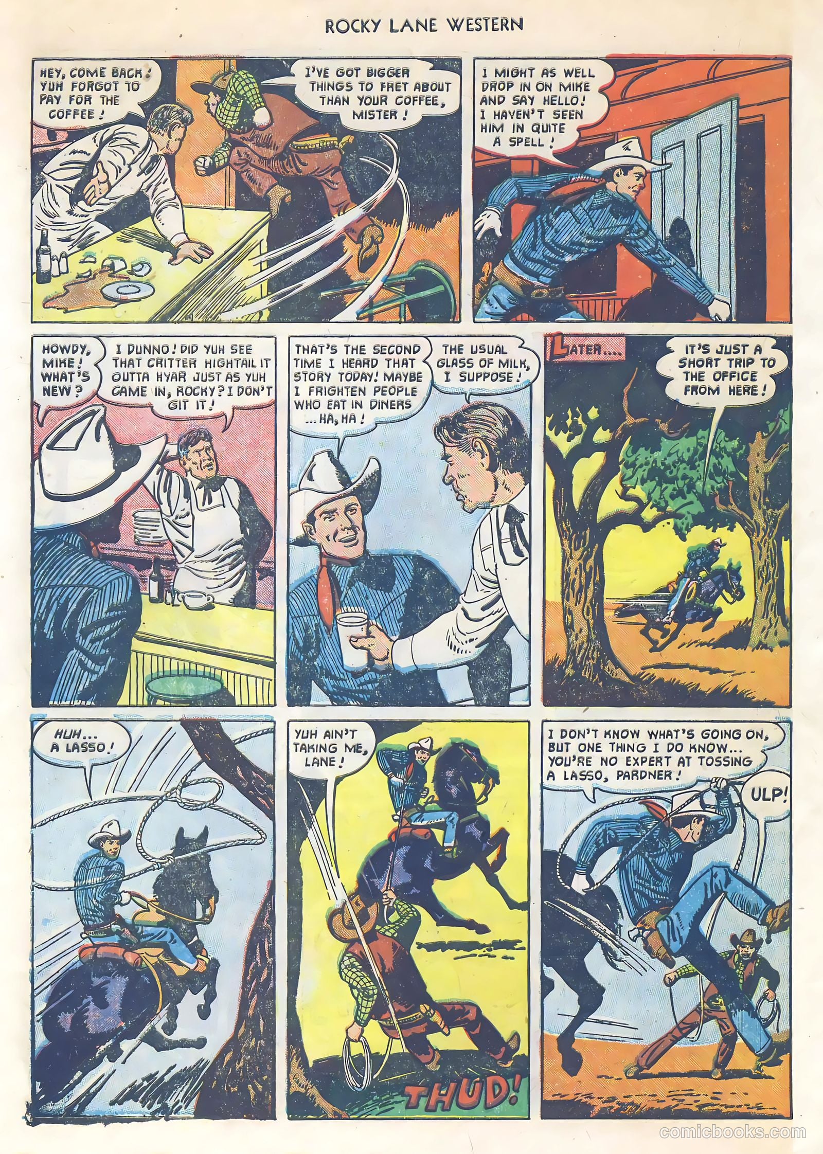 Rocky Lane Western #34 (1952) — page 29 of 33