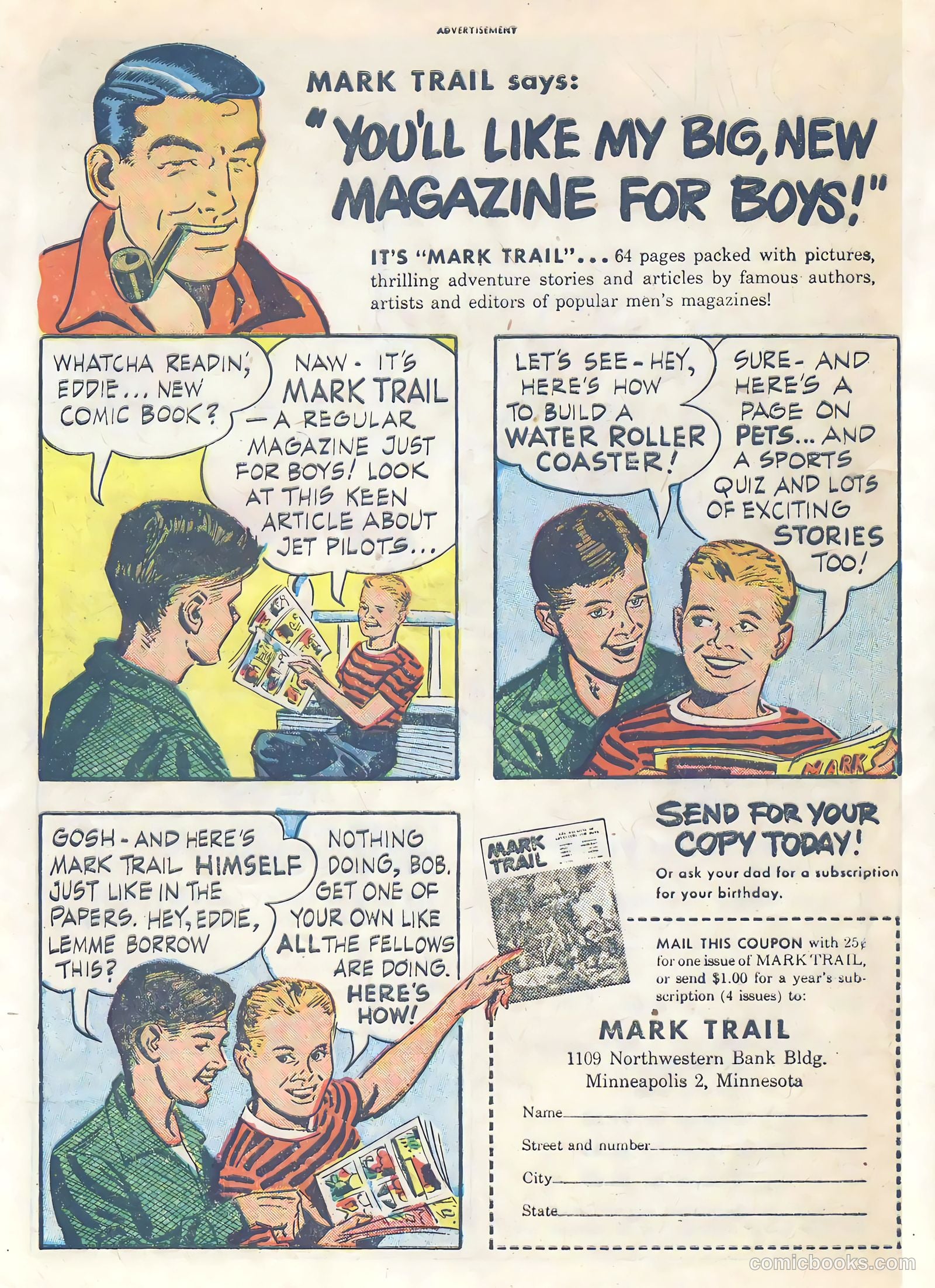 Rocky Lane Western #34 (1952) — page 33 of 33