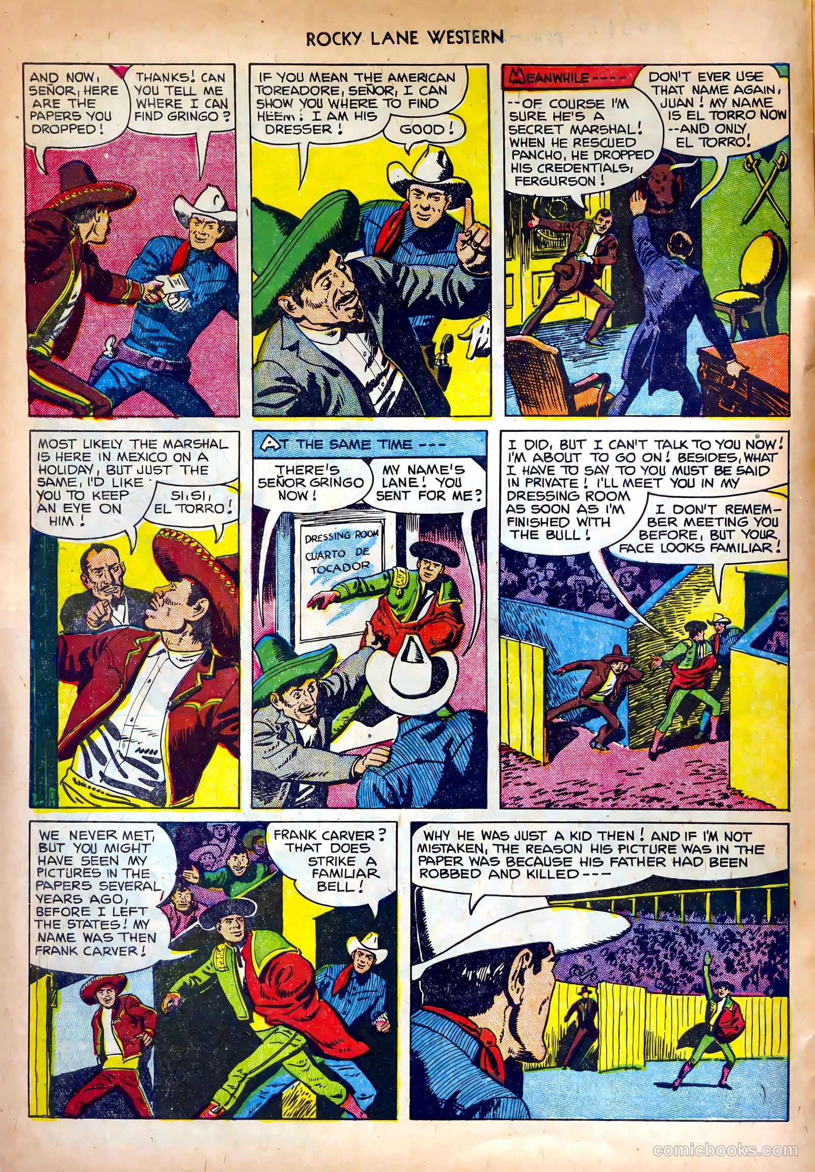 Rocky Lane Western #35 (1952) — page 4 of 36