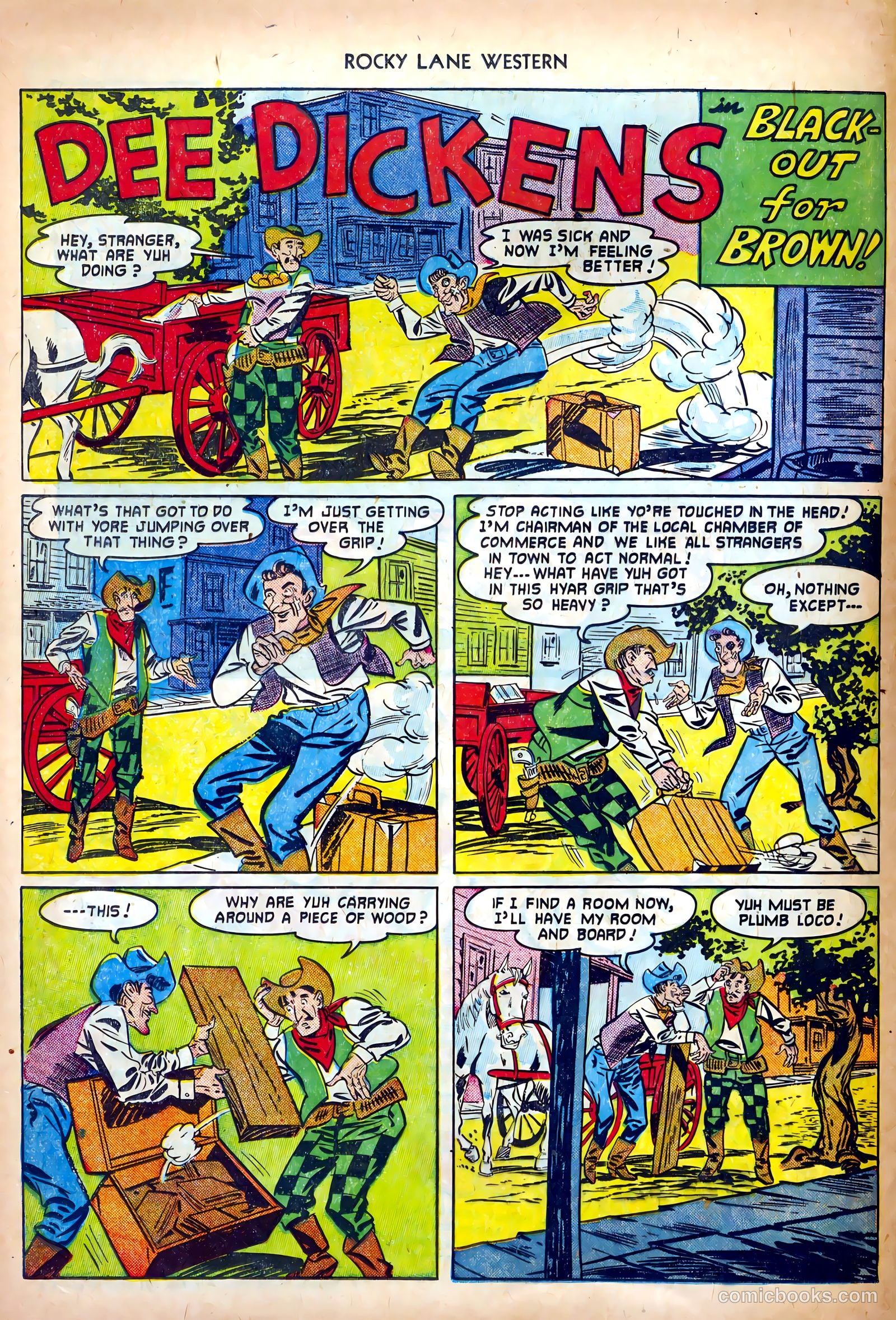 Rocky Lane Western #35 (1952) — page 12 of 36