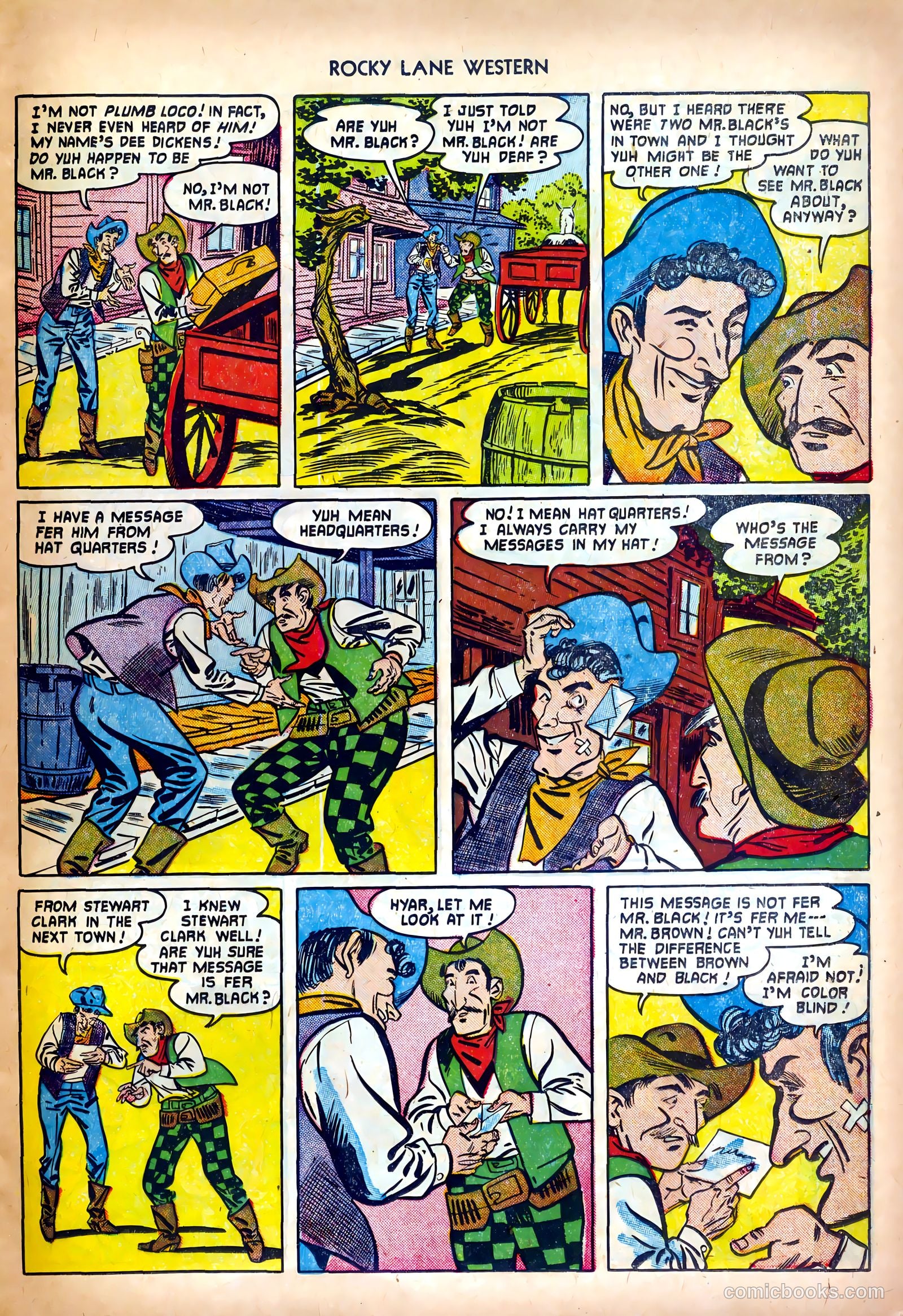 Rocky Lane Western #35 (1952) — page 13 of 36