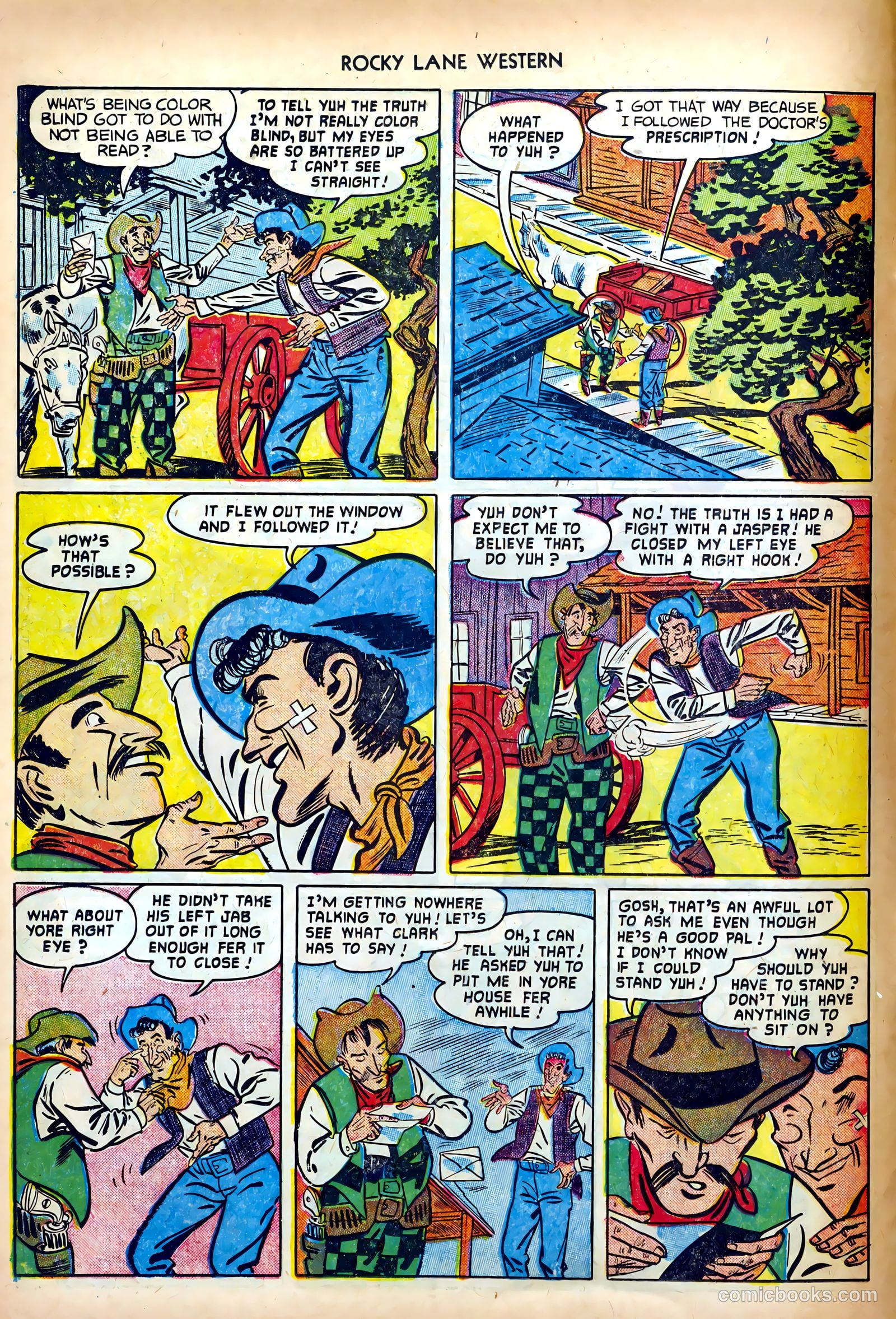 Rocky Lane Western #35 (1952) — page 14 of 36