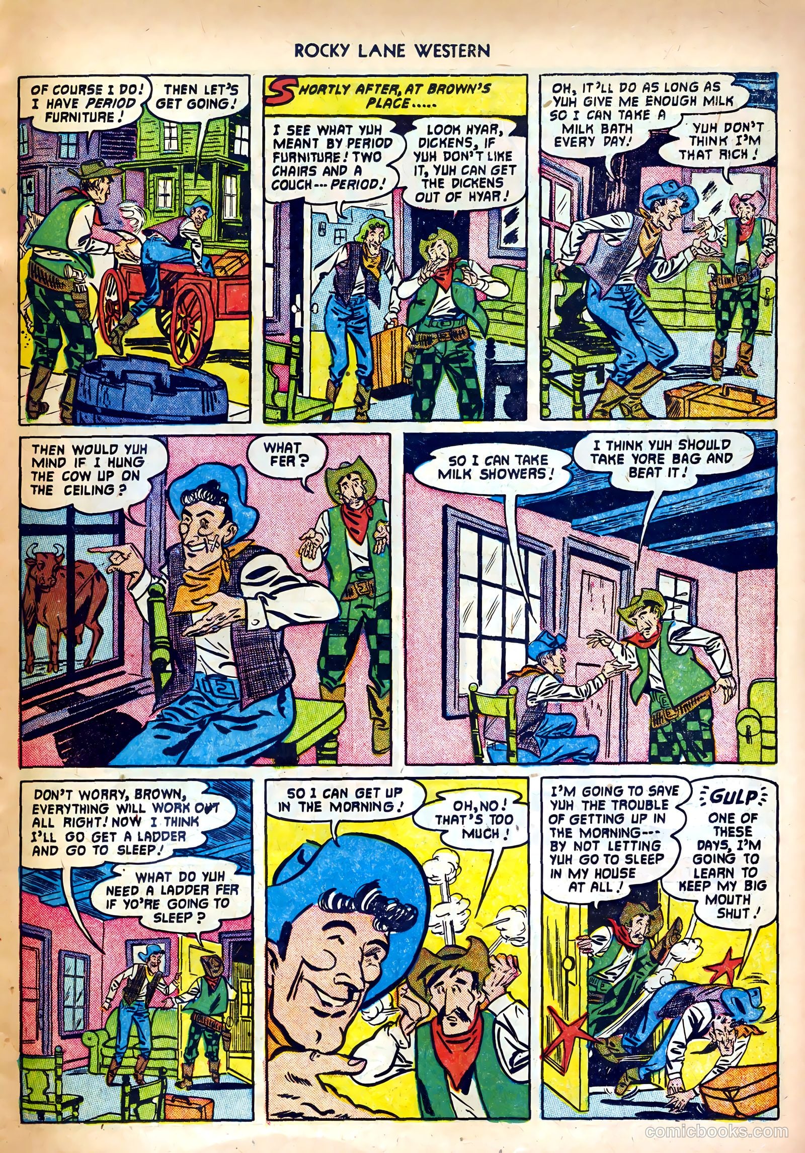 Rocky Lane Western #35 (1952) — page 15 of 36