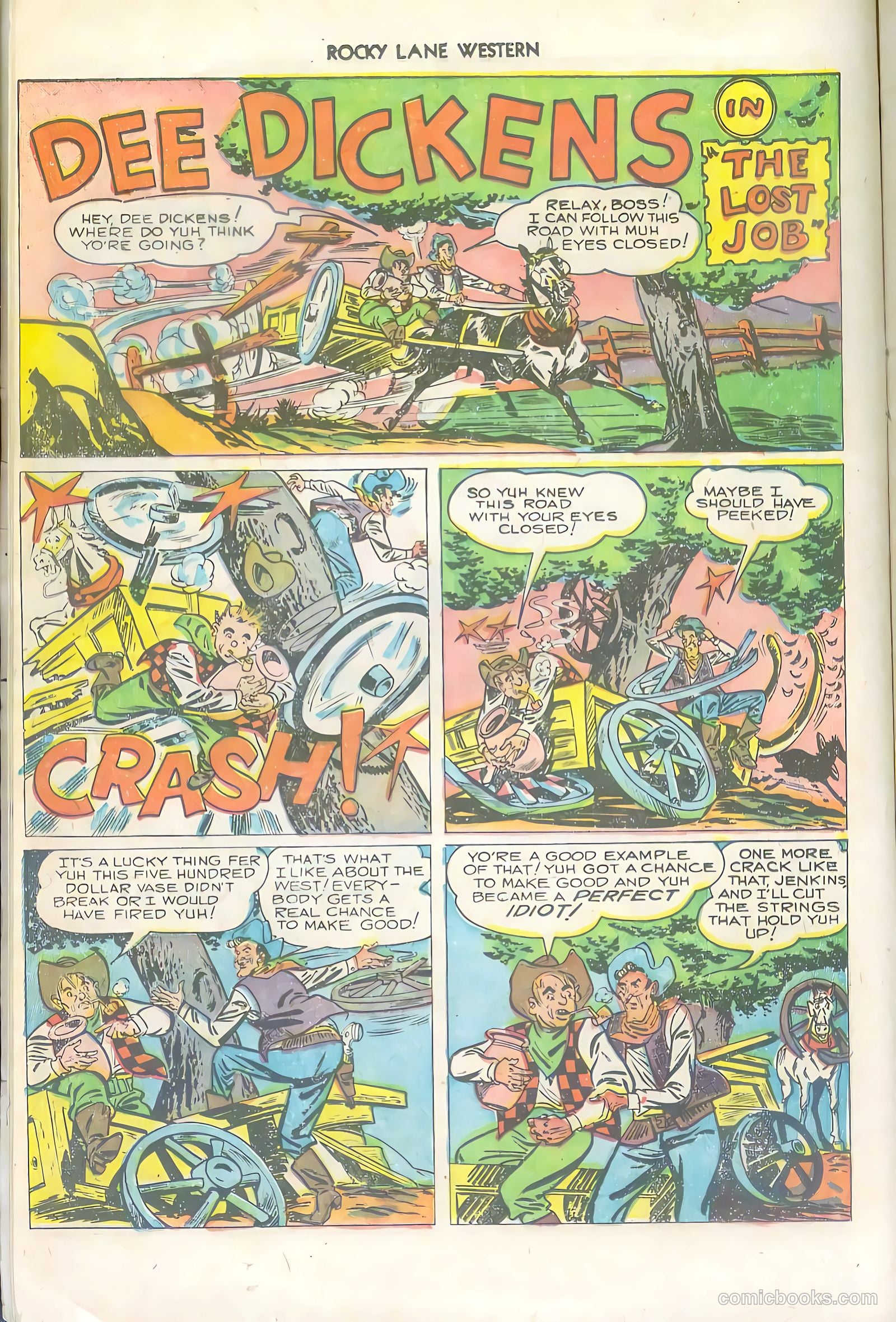Rocky Lane Western #36 (1952) — page 12 of 36