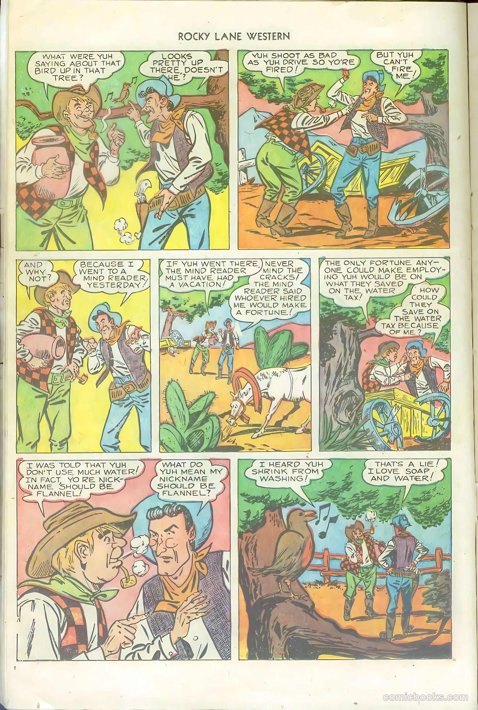 Rocky Lane Western #36 (1952) — page 14 of 36