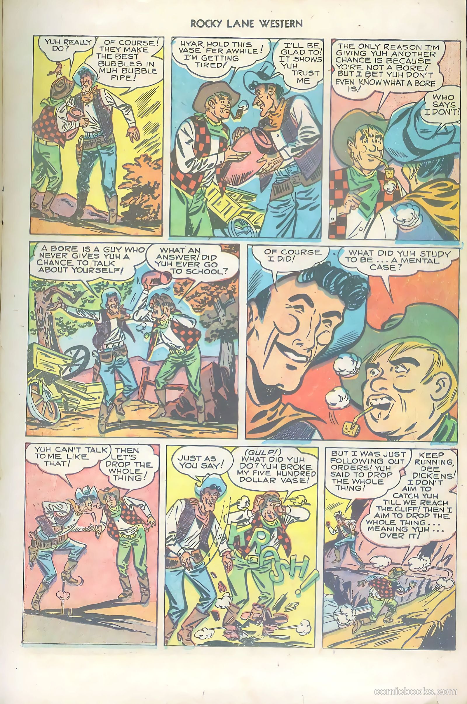 Rocky Lane Western #36 (1952) — page 15 of 36