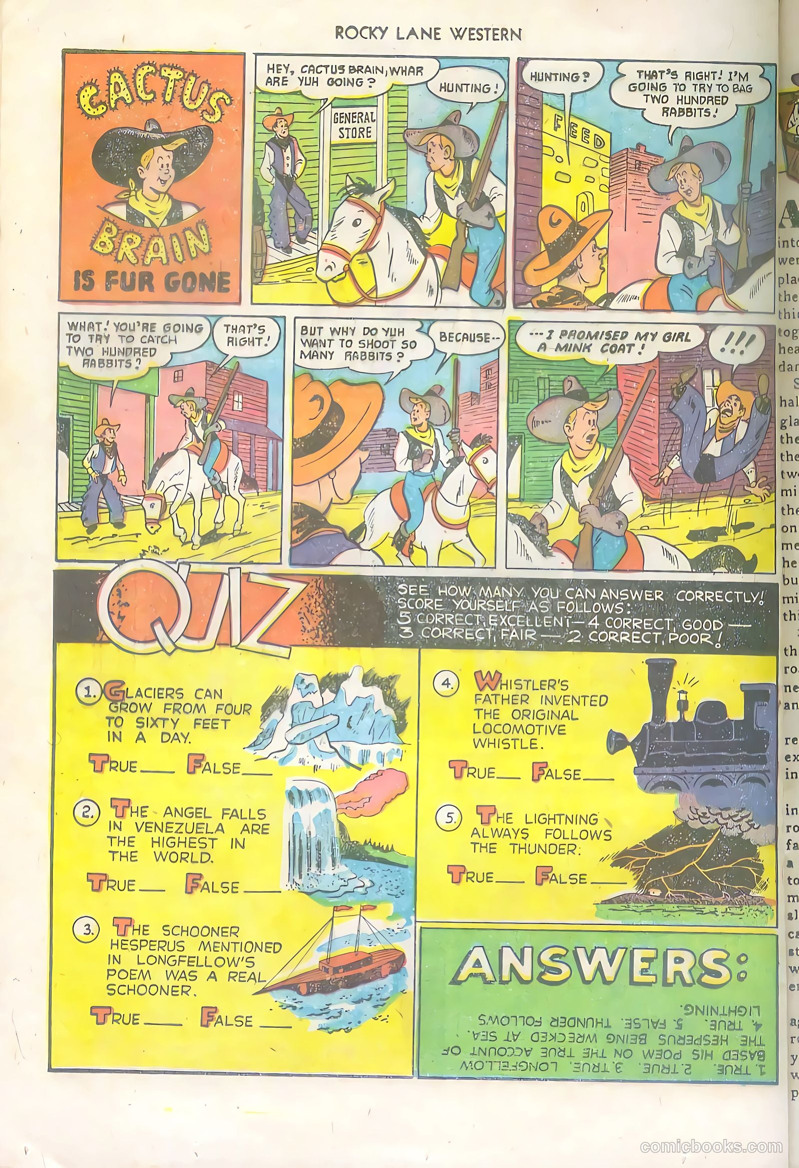 Rocky Lane Western #36 (1952) — page 24 of 36