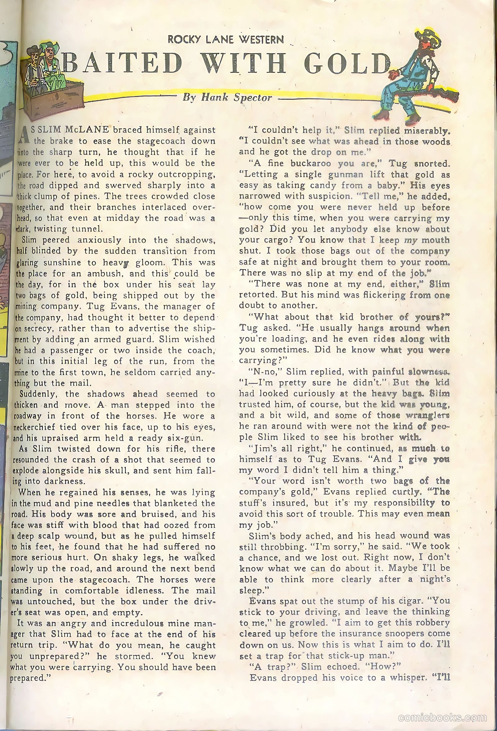 Rocky Lane Western #36 (1952) — page 25 of 36