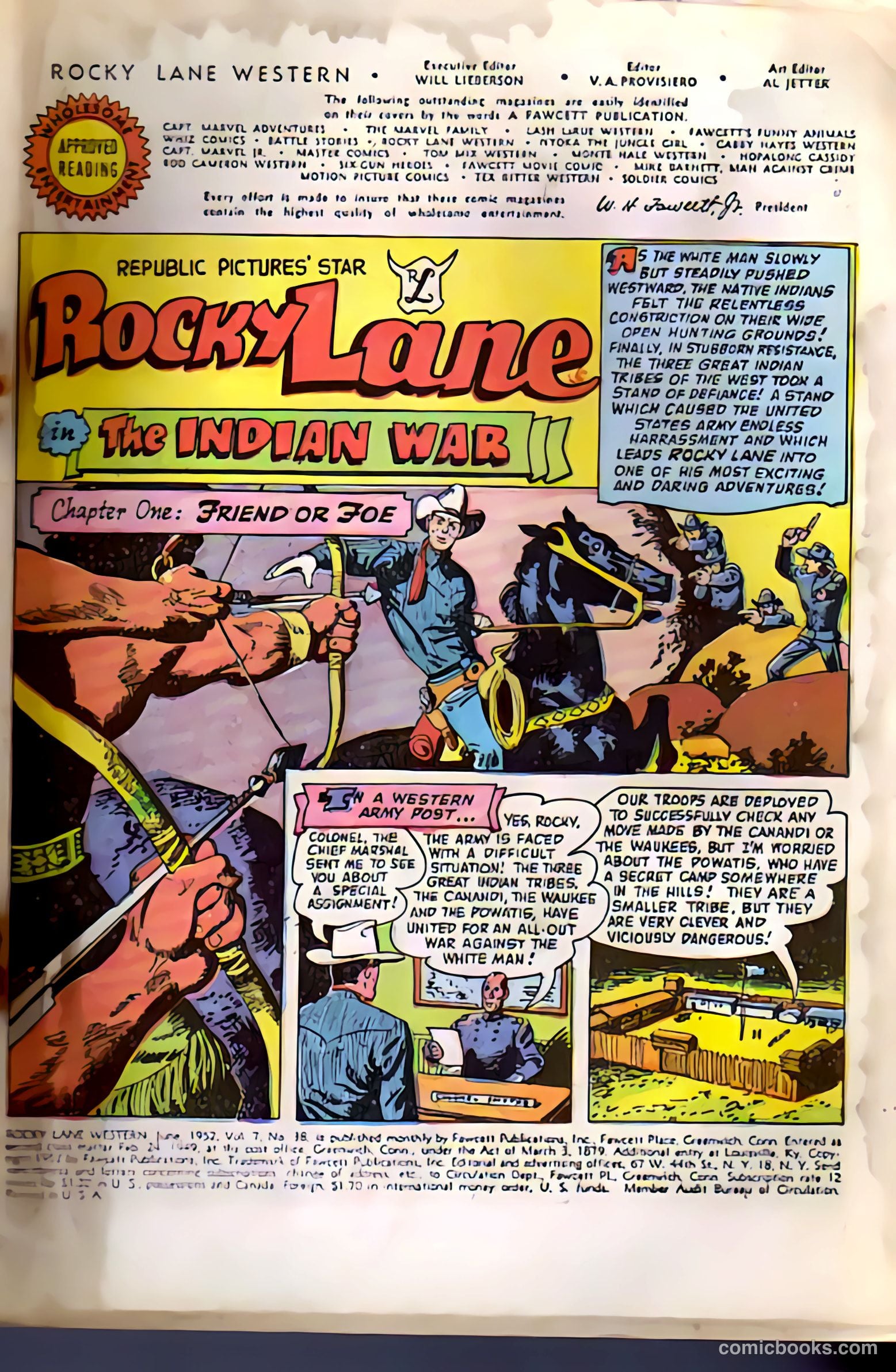 Rocky Lane Western #38 (1952) — page 3 of 36