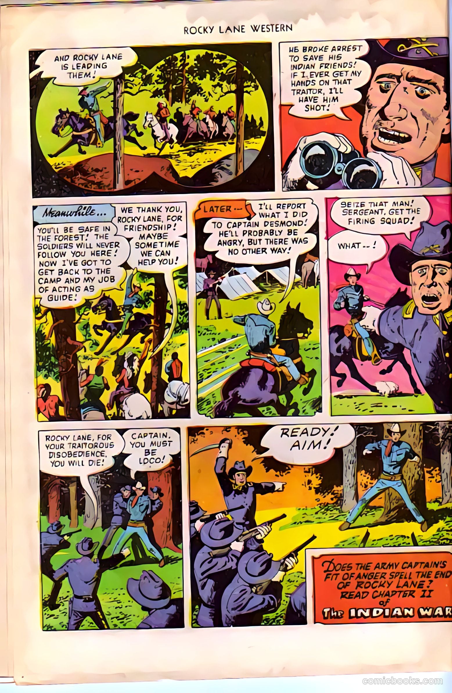Rocky Lane Western #38 (1952) — page 8 of 36