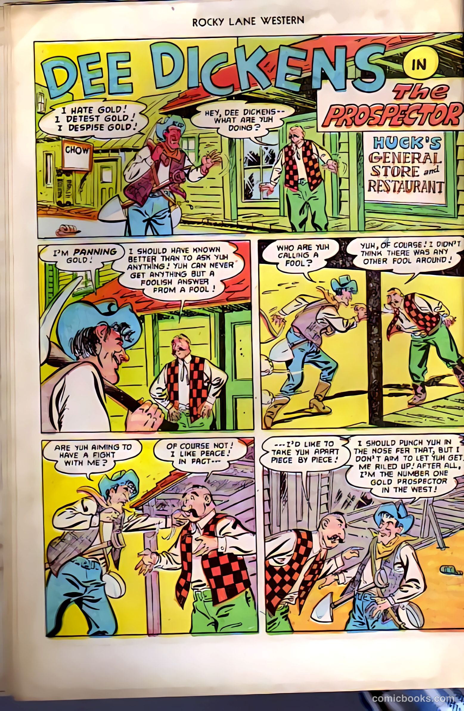 Rocky Lane Western #38 (1952) — page 10 of 36