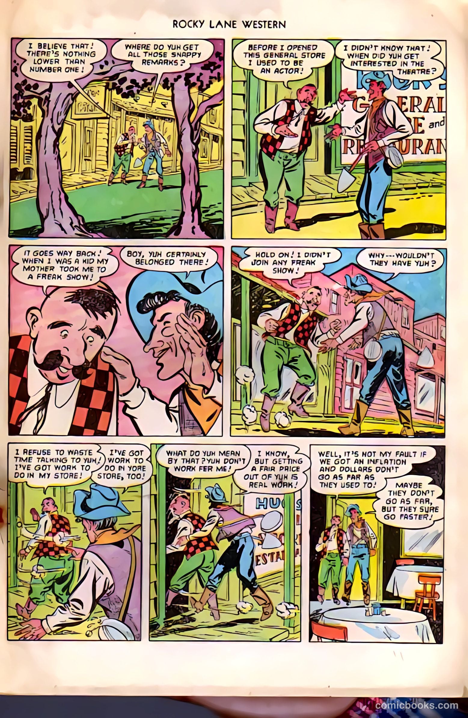 Rocky Lane Western #38 (1952) — page 11 of 36