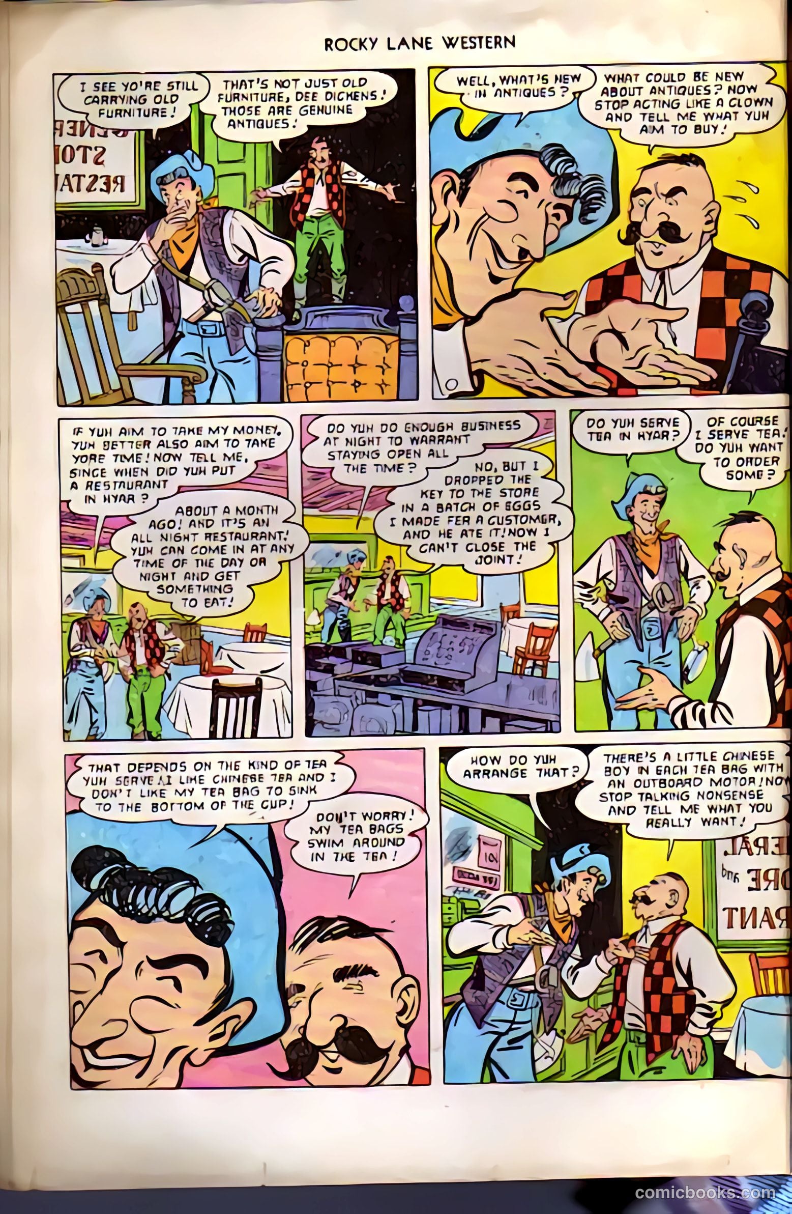 Rocky Lane Western #38 (1952) — page 12 of 36