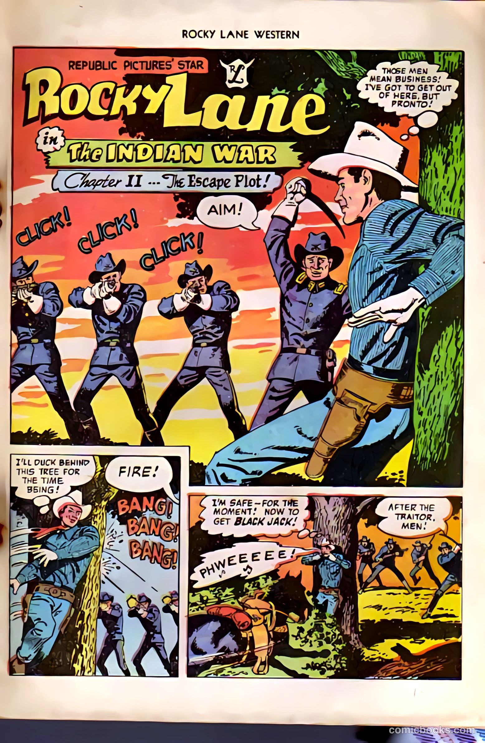 Rocky Lane Western #38 (1952) — page 15 of 36