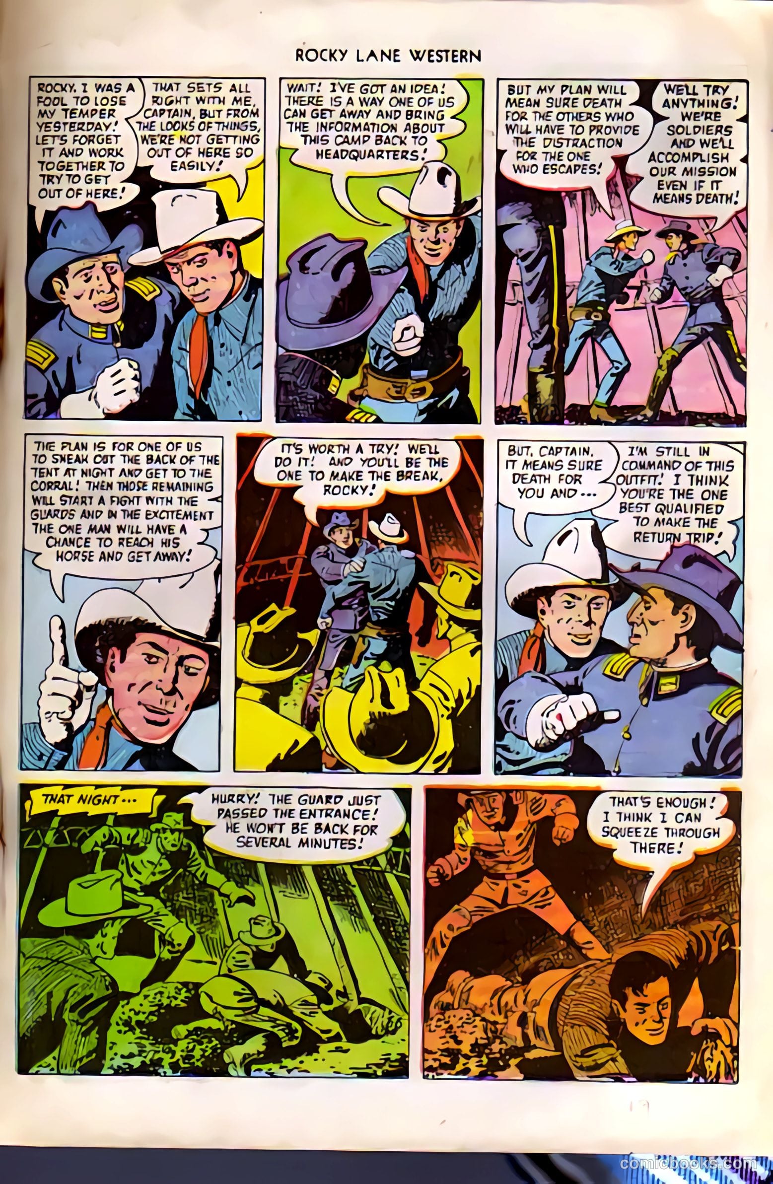 Rocky Lane Western #38 (1952) — page 19 of 36