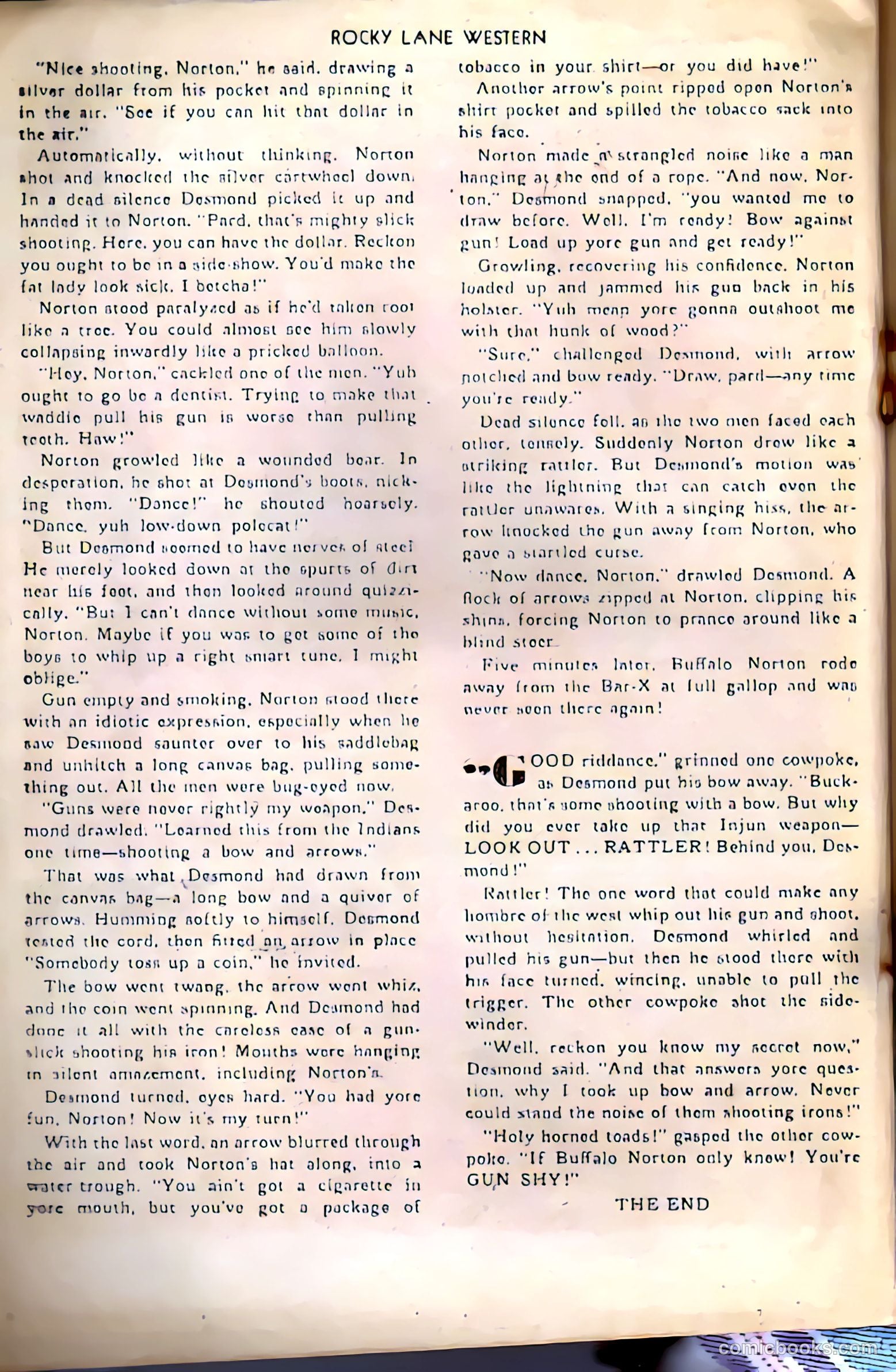 Rocky Lane Western #38 (1952) — page 24 of 36