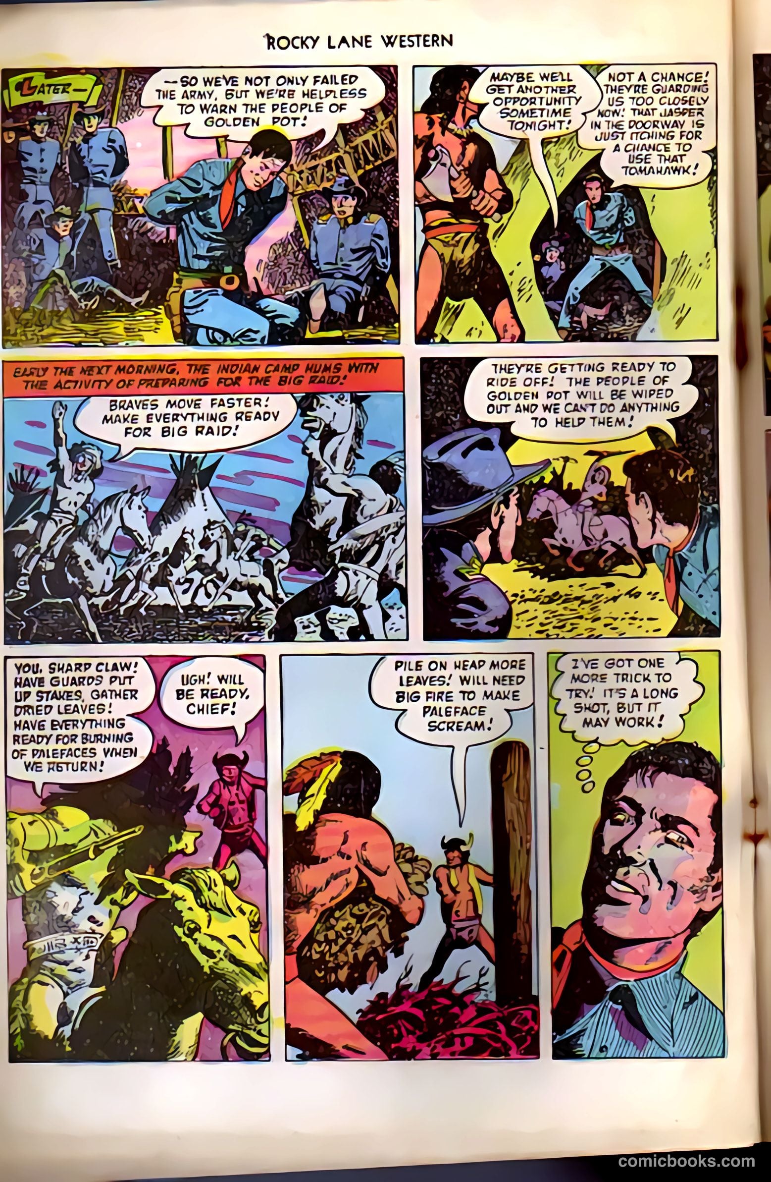 Rocky Lane Western #38 (1952) — page 26 of 36