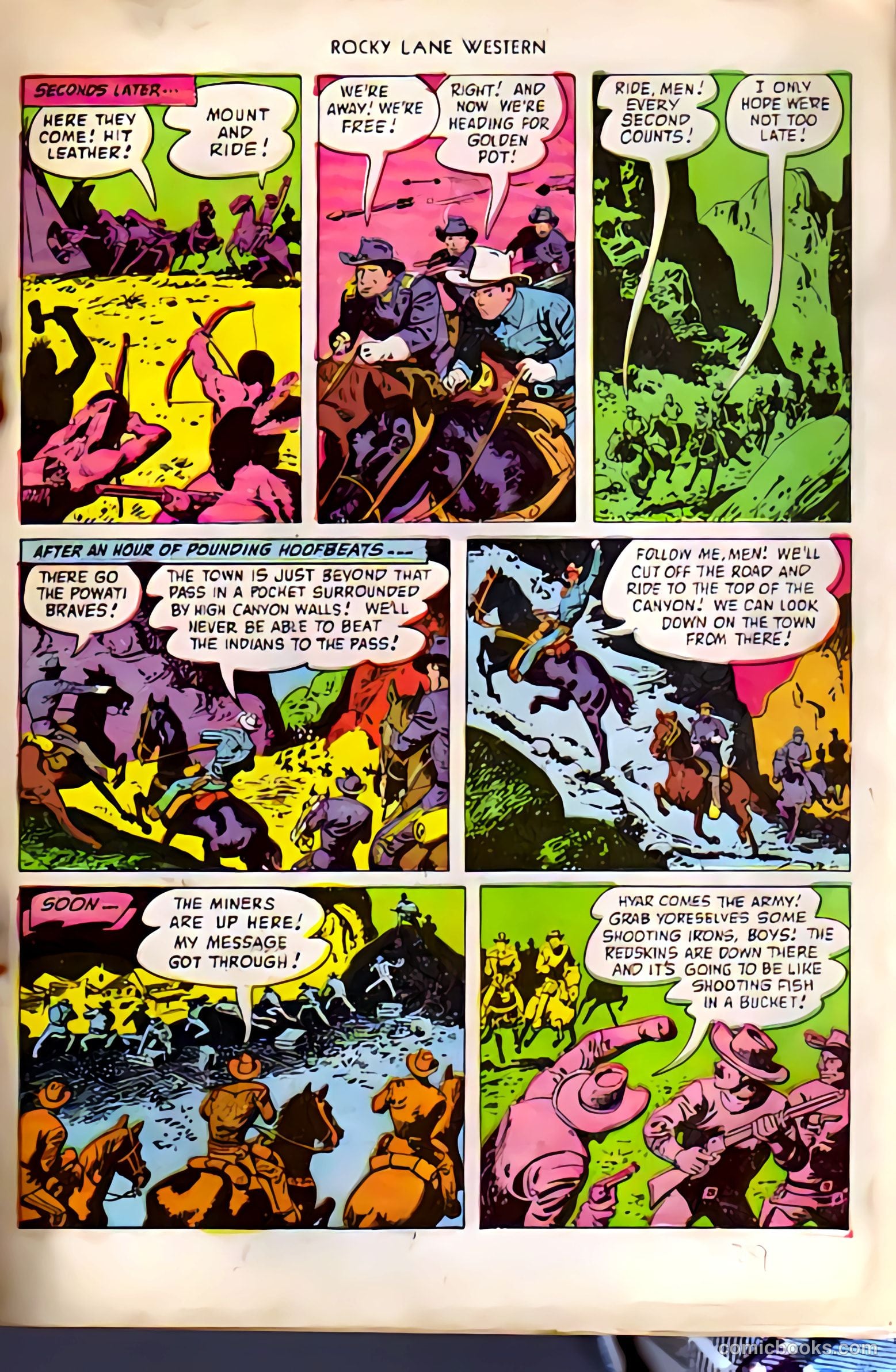 Rocky Lane Western #38 (1952) — page 29 of 36