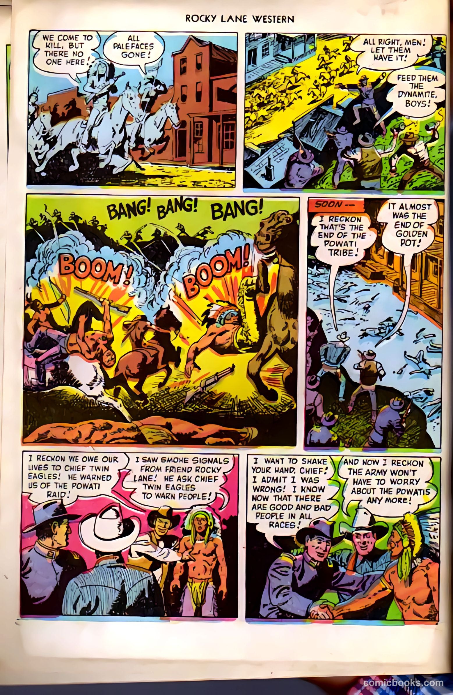 Rocky Lane Western #38 (1952) — page 30 of 36
