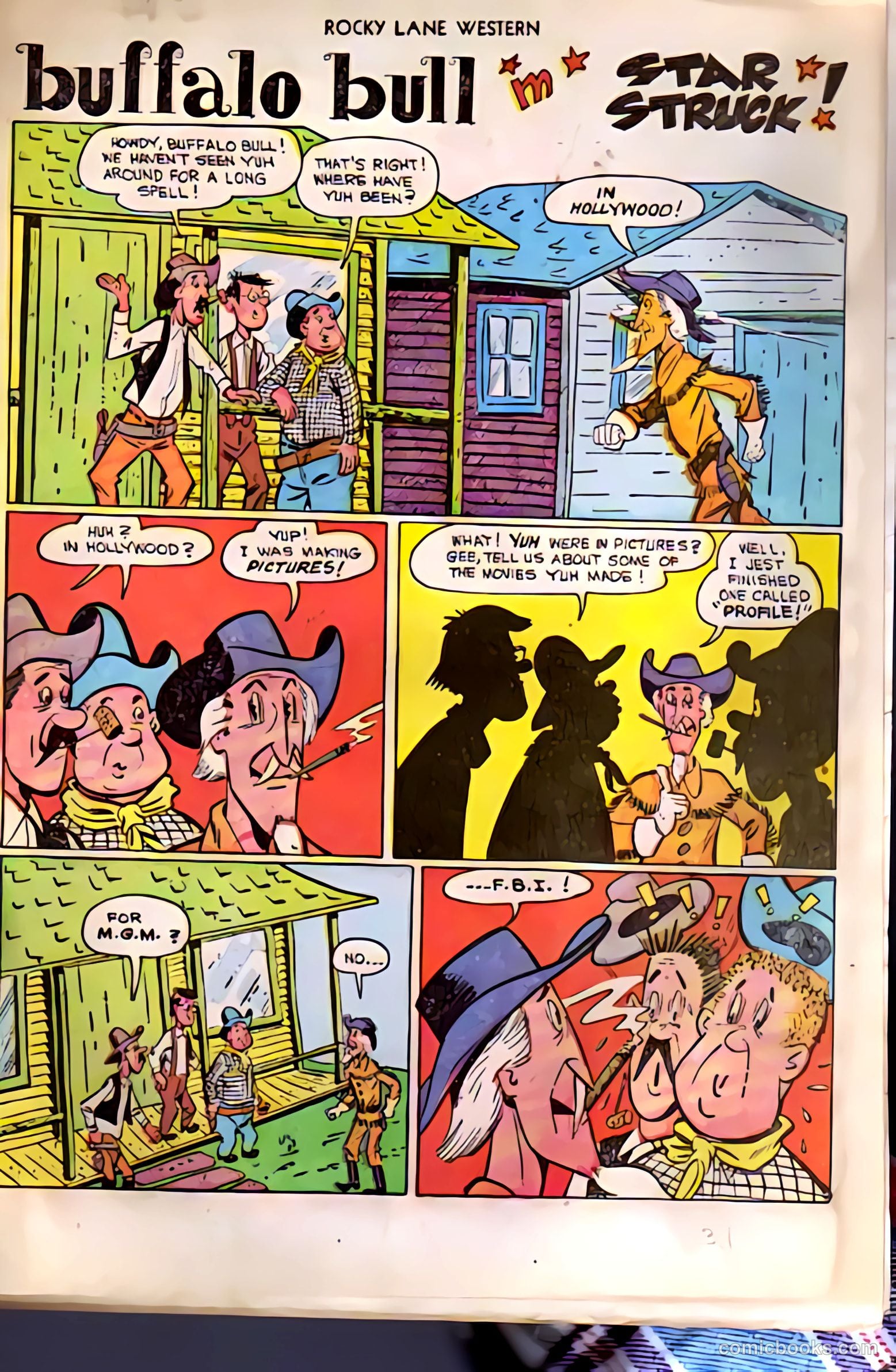 Rocky Lane Western #38 (1952) — page 31 of 36