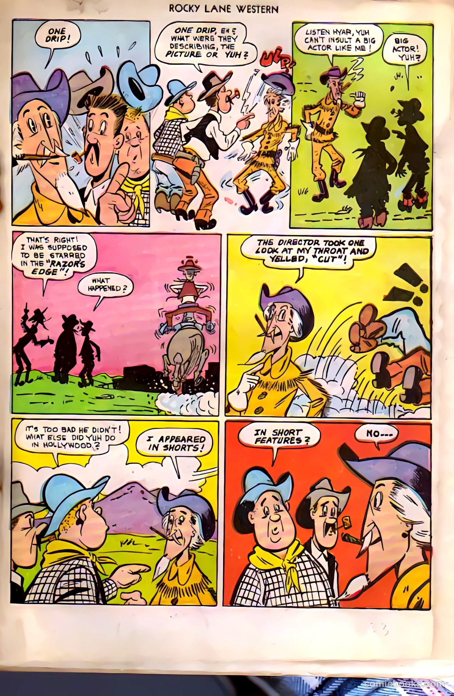 Rocky Lane Western #38 (1952) — page 33 of 36