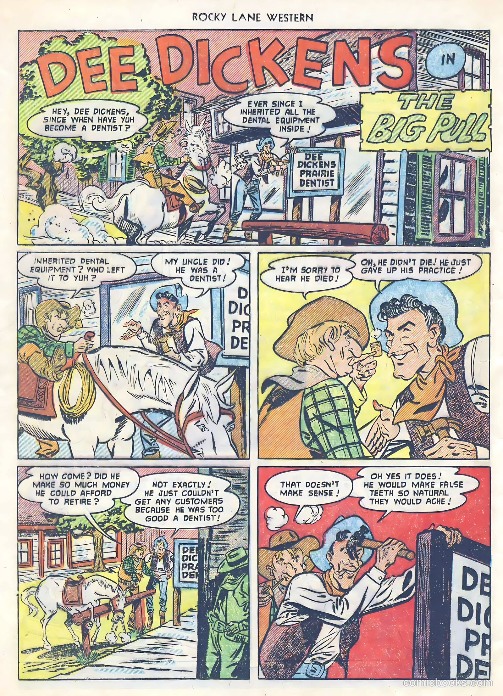 Rocky Lane Western #39 (1952) — page 12 of 36