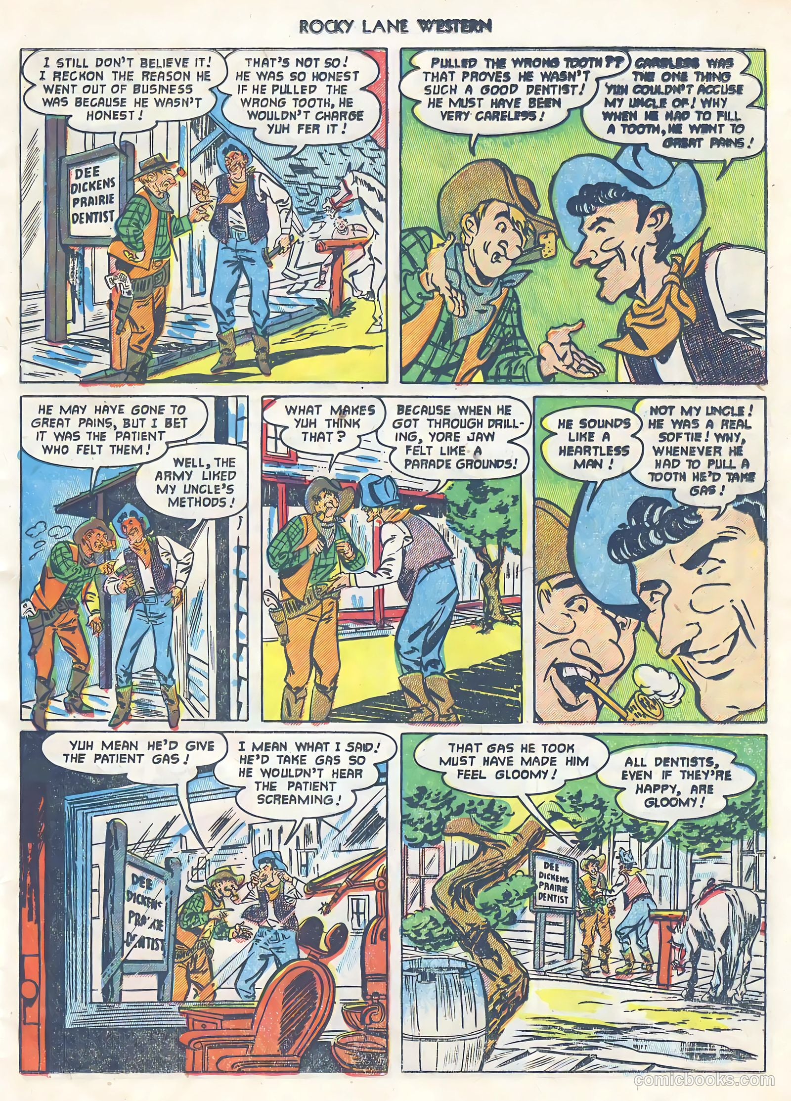 Rocky Lane Western #39 (1952) — page 13 of 36