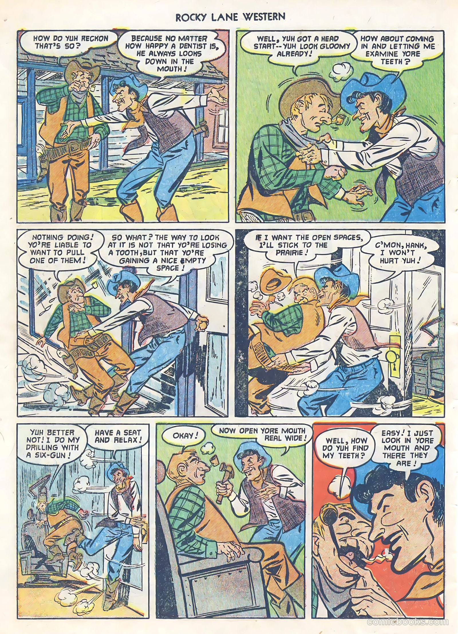 Rocky Lane Western #39 (1952) — page 14 of 36
