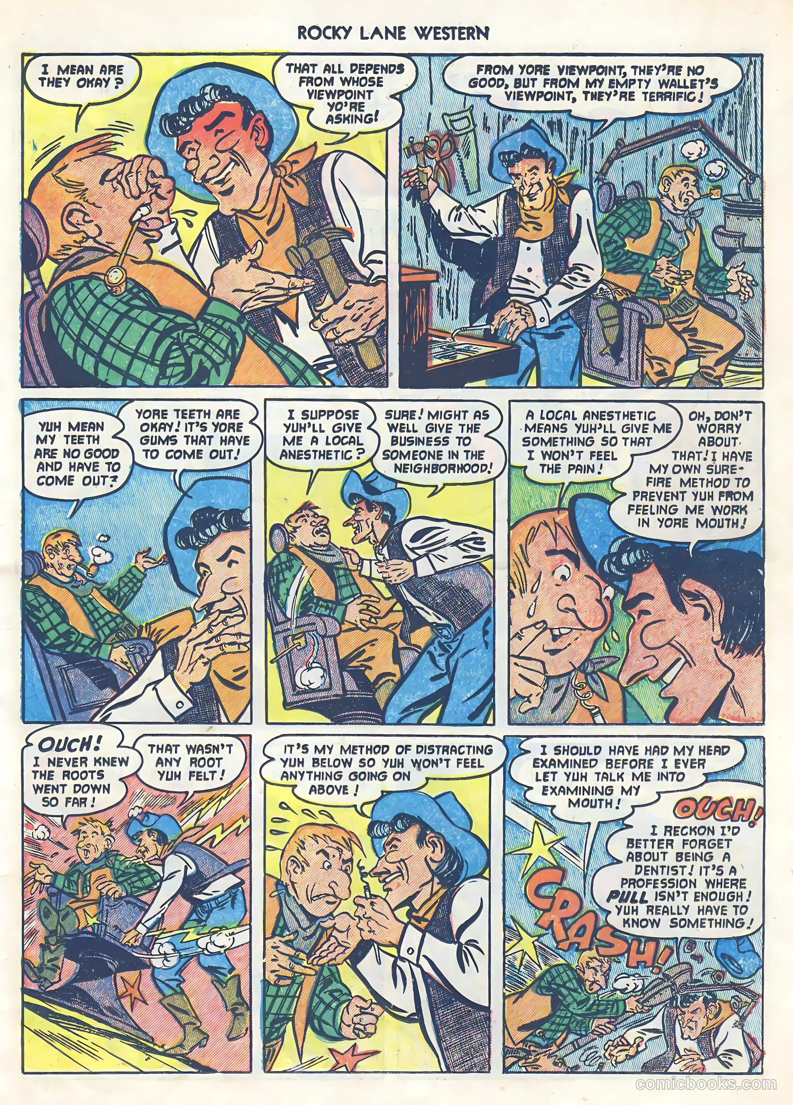 Rocky Lane Western #39 (1952) — page 15 of 36