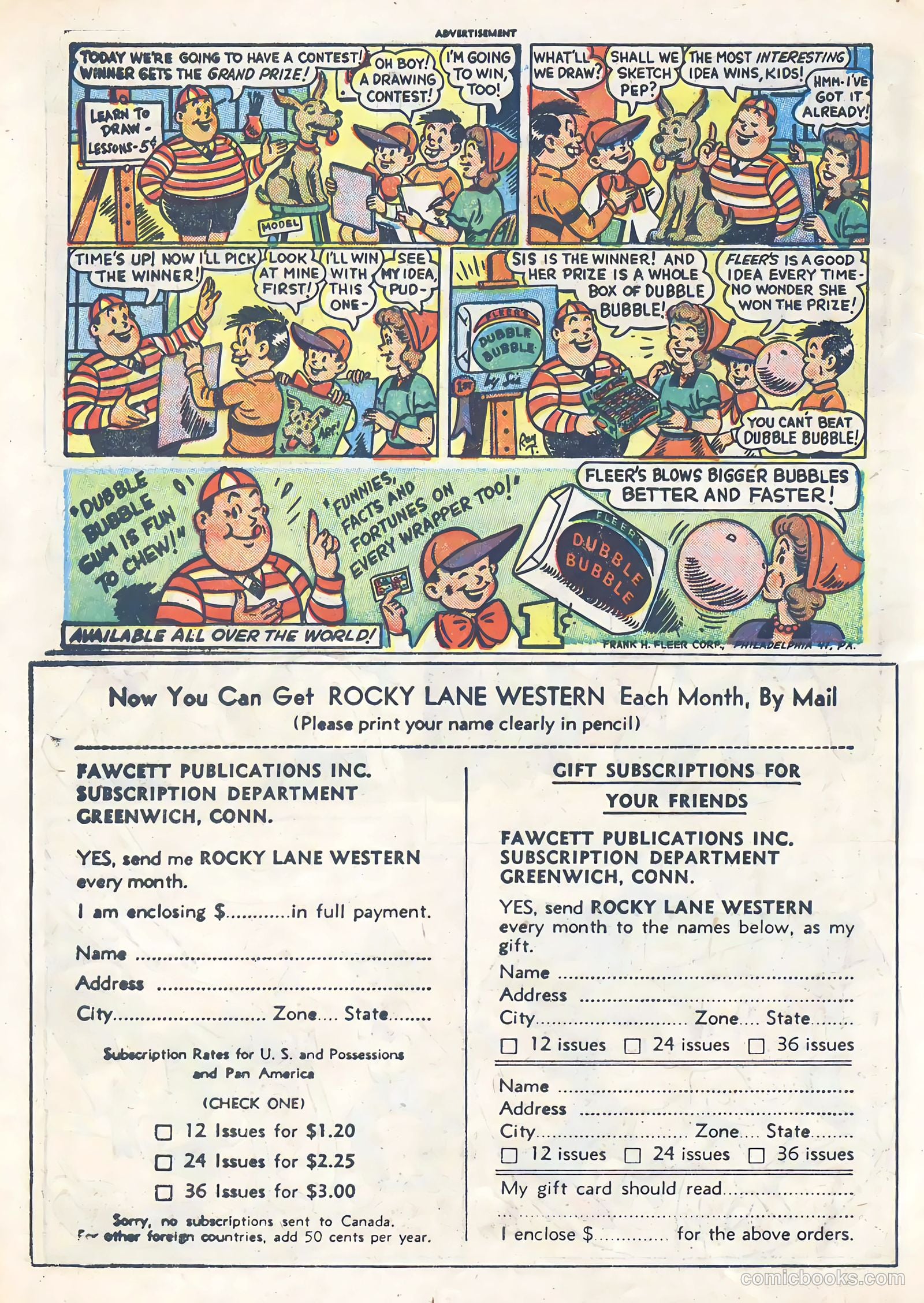 Rocky Lane Western #39 (1952) — page 34 of 36