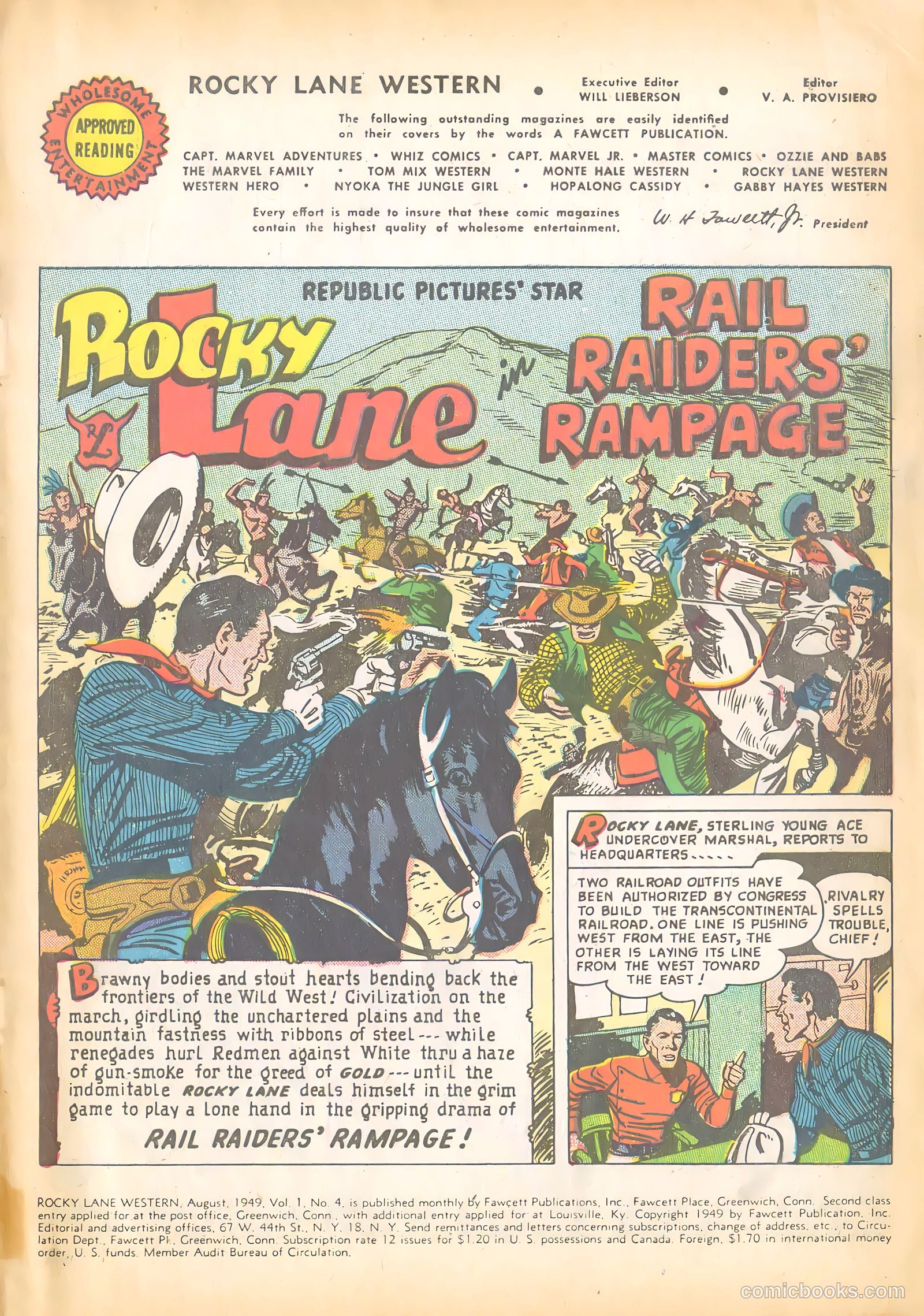 Rocky Lane Western #4 (1949) — page 3 of 52