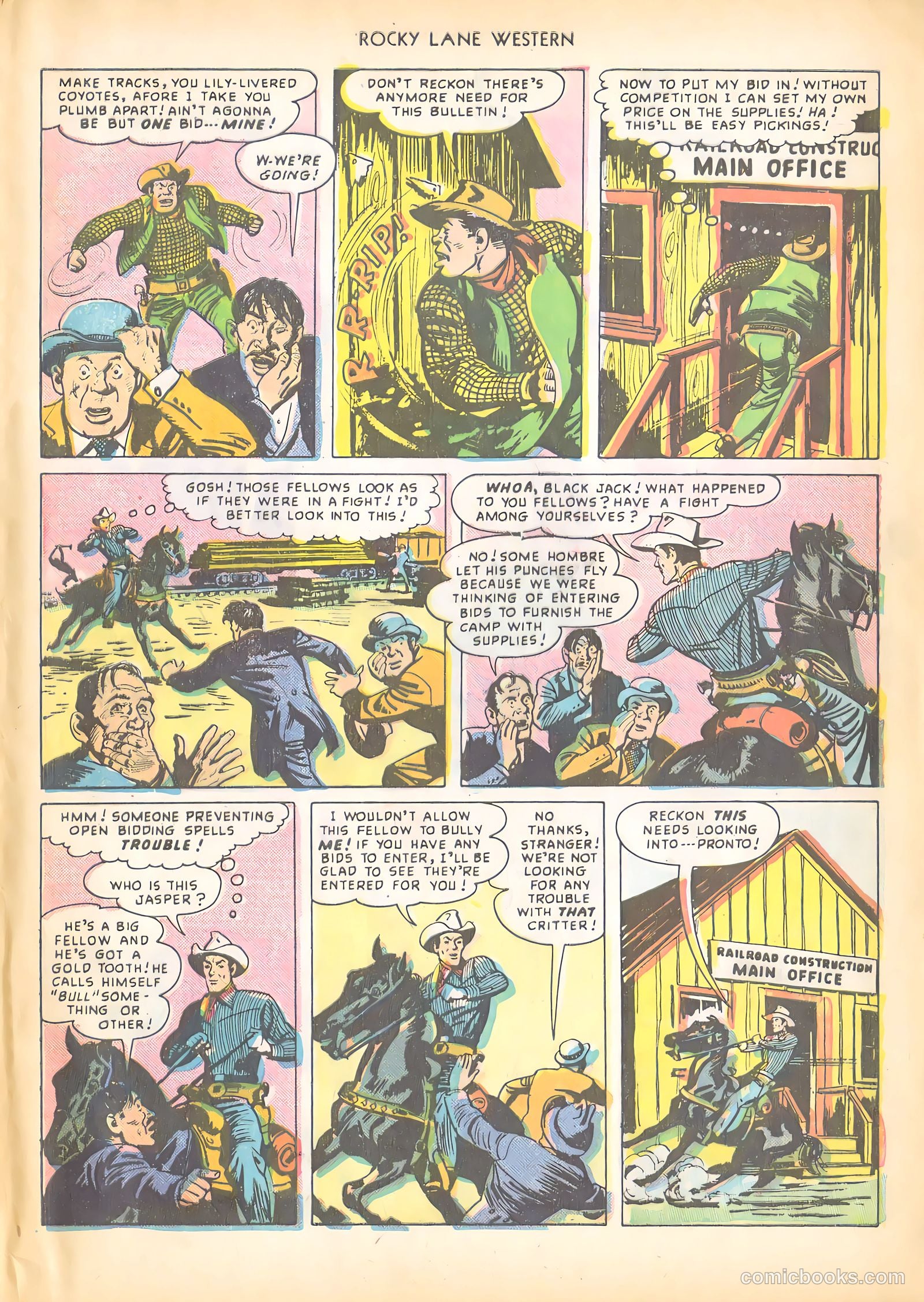 Rocky Lane Western #4 (1949) — page 5 of 52