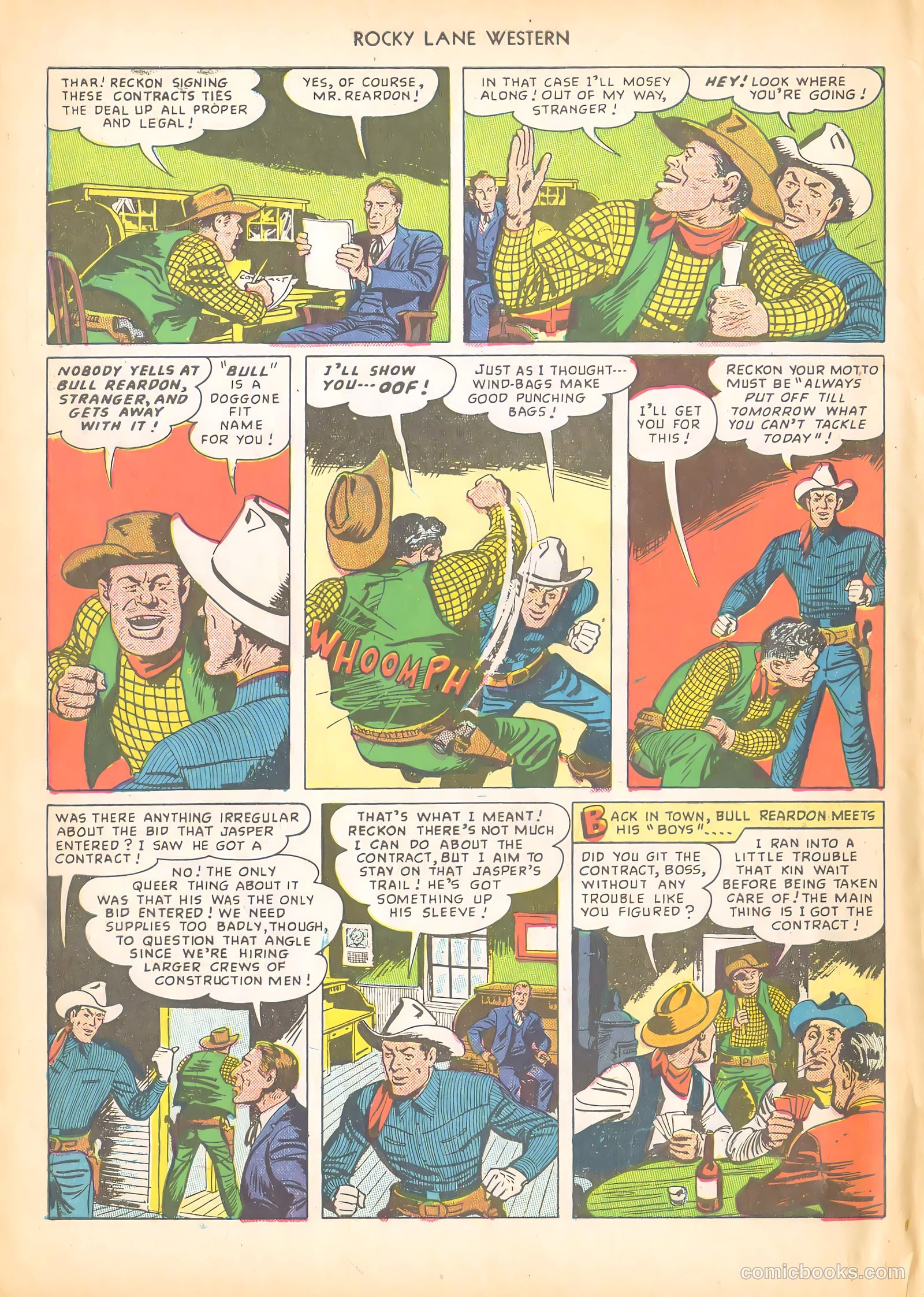 Rocky Lane Western #4 (1949) — page 6 of 52