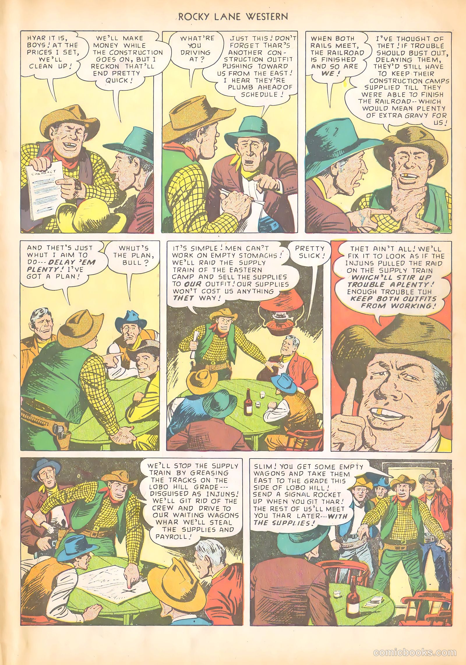 Rocky Lane Western #4 (1949) — page 7 of 52