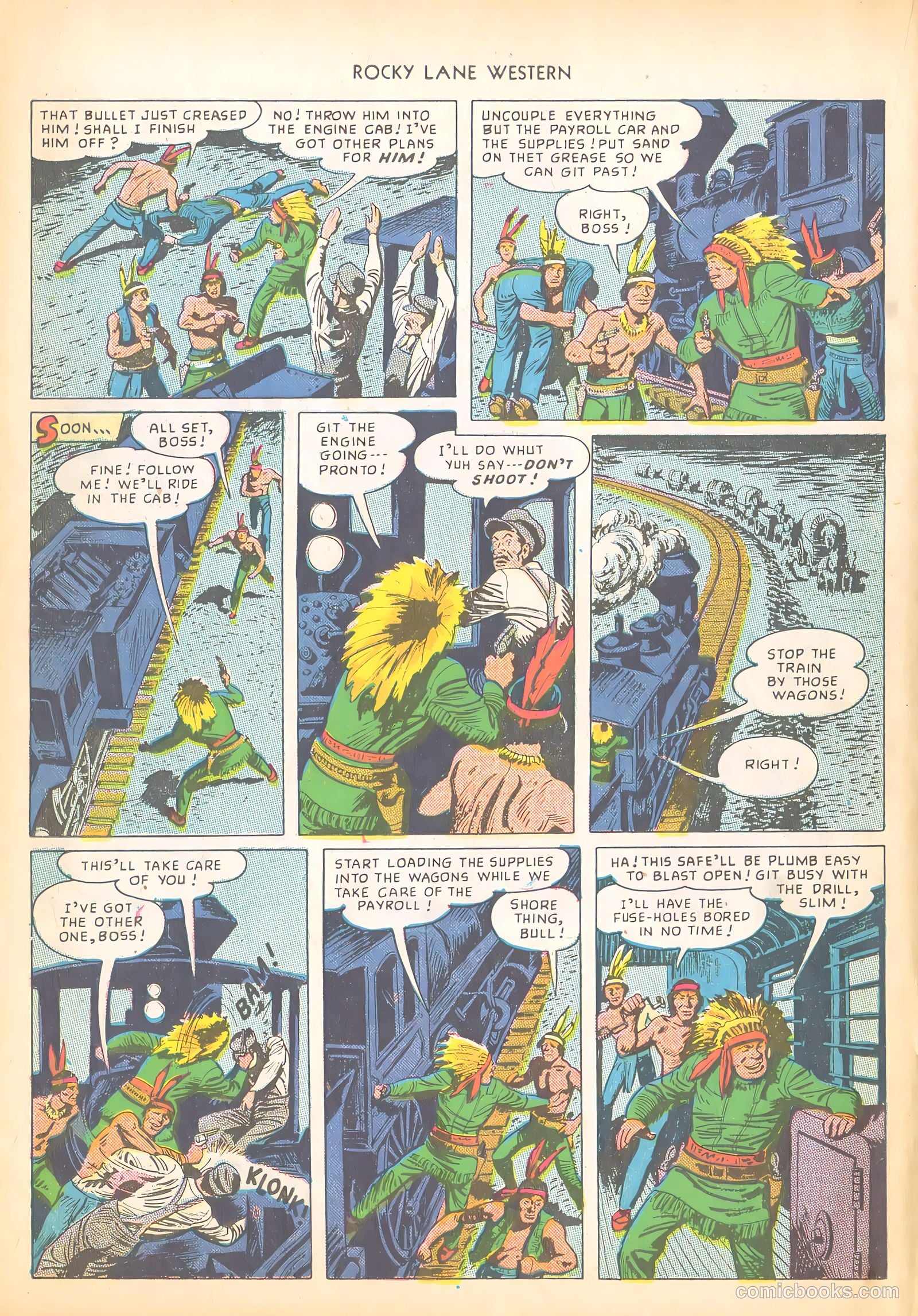 Rocky Lane Western #4 (1949) — page 14 of 52