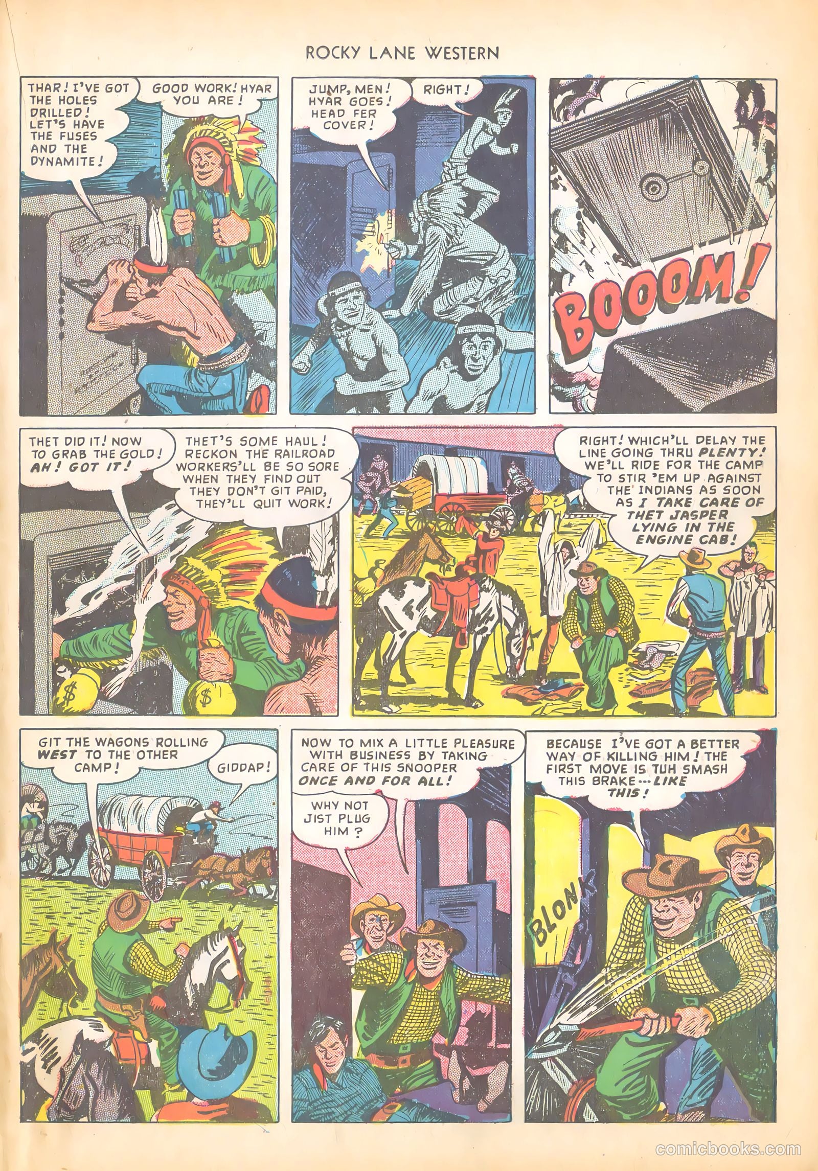 Rocky Lane Western #4 (1949) — page 15 of 52