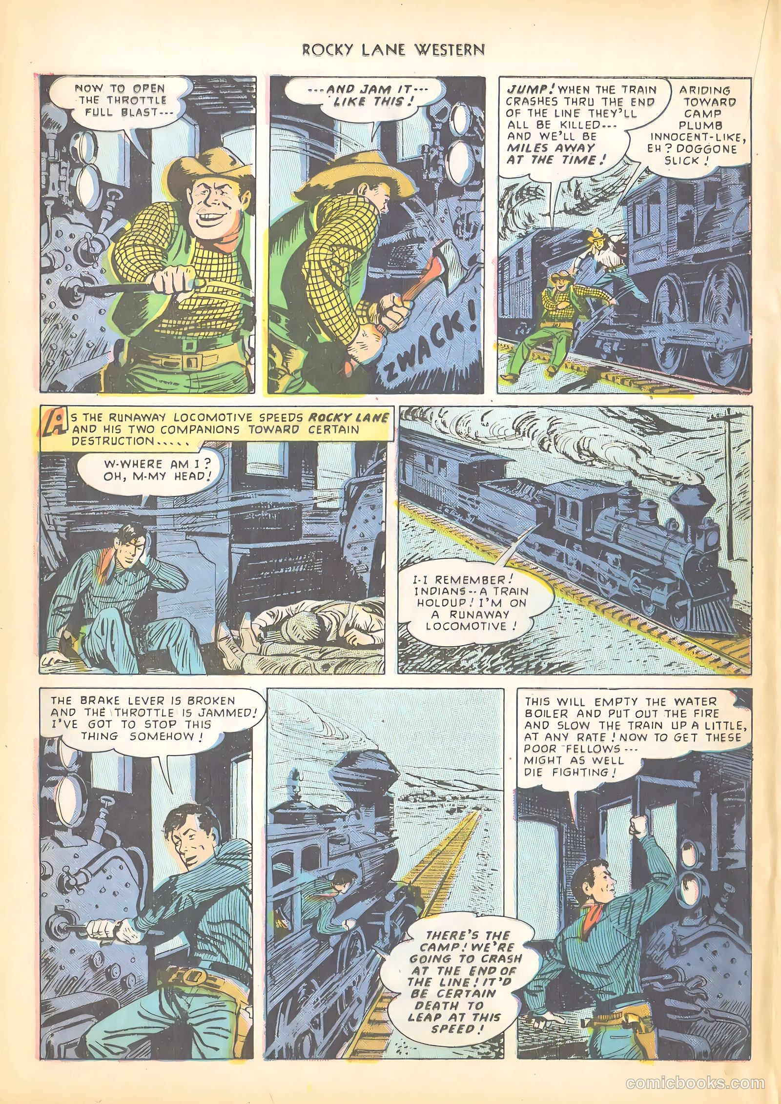 Rocky Lane Western #4 (1949) — page 16 of 52