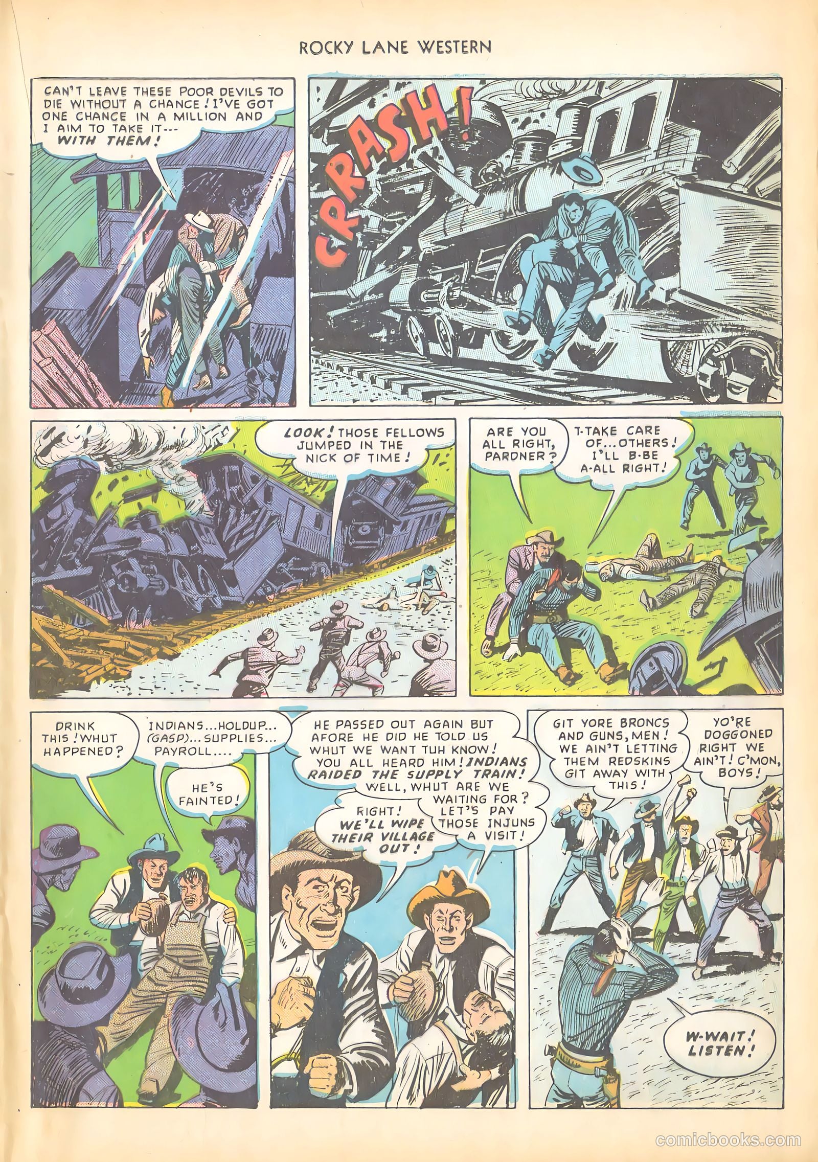 Rocky Lane Western #4 (1949) — page 17 of 52