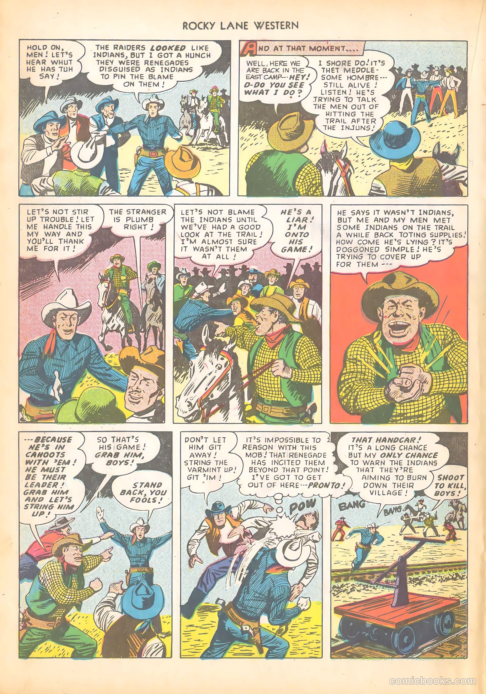 Rocky Lane Western #4 (1949) — page 18 of 52