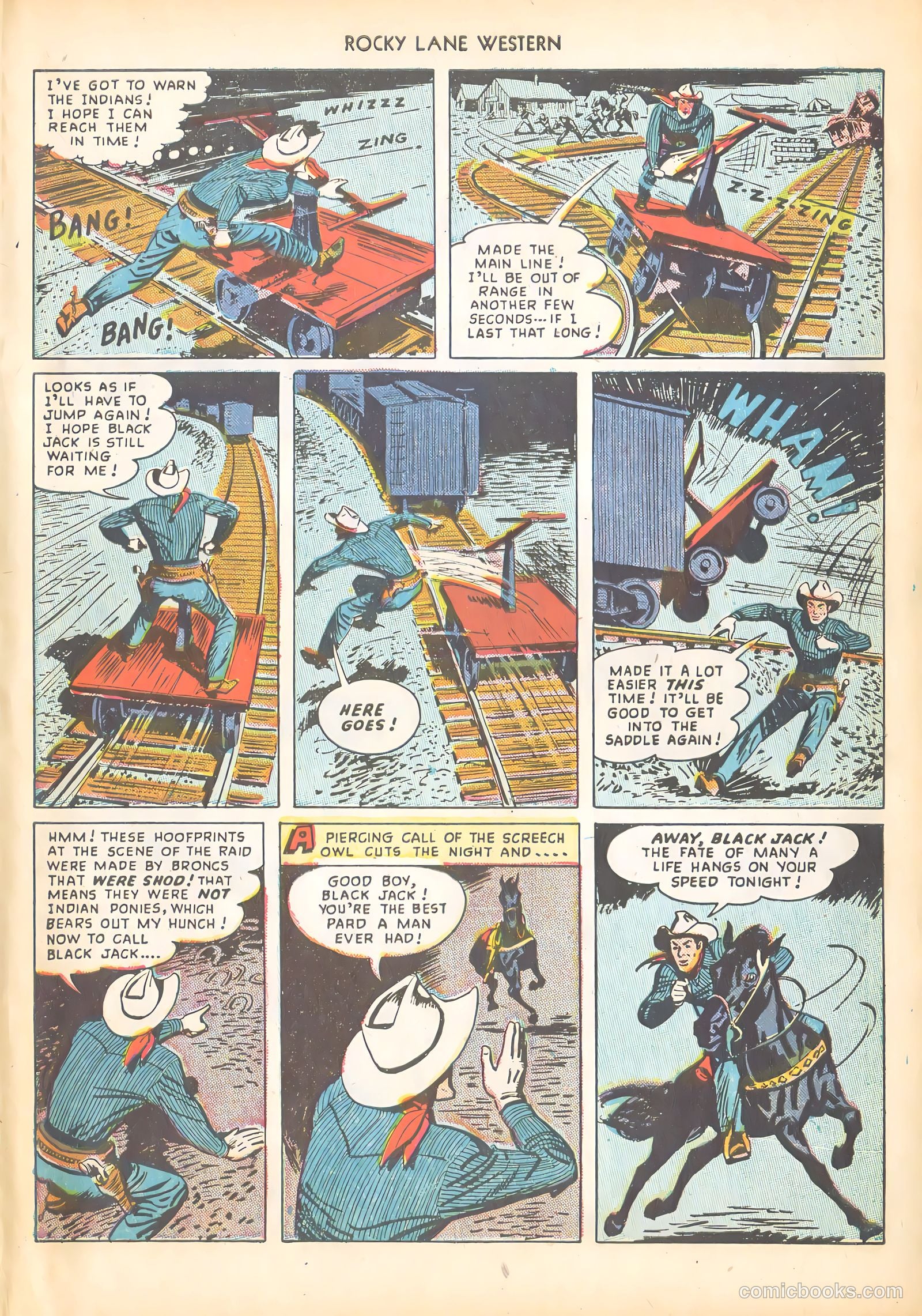 Rocky Lane Western #4 (1949) — page 19 of 52