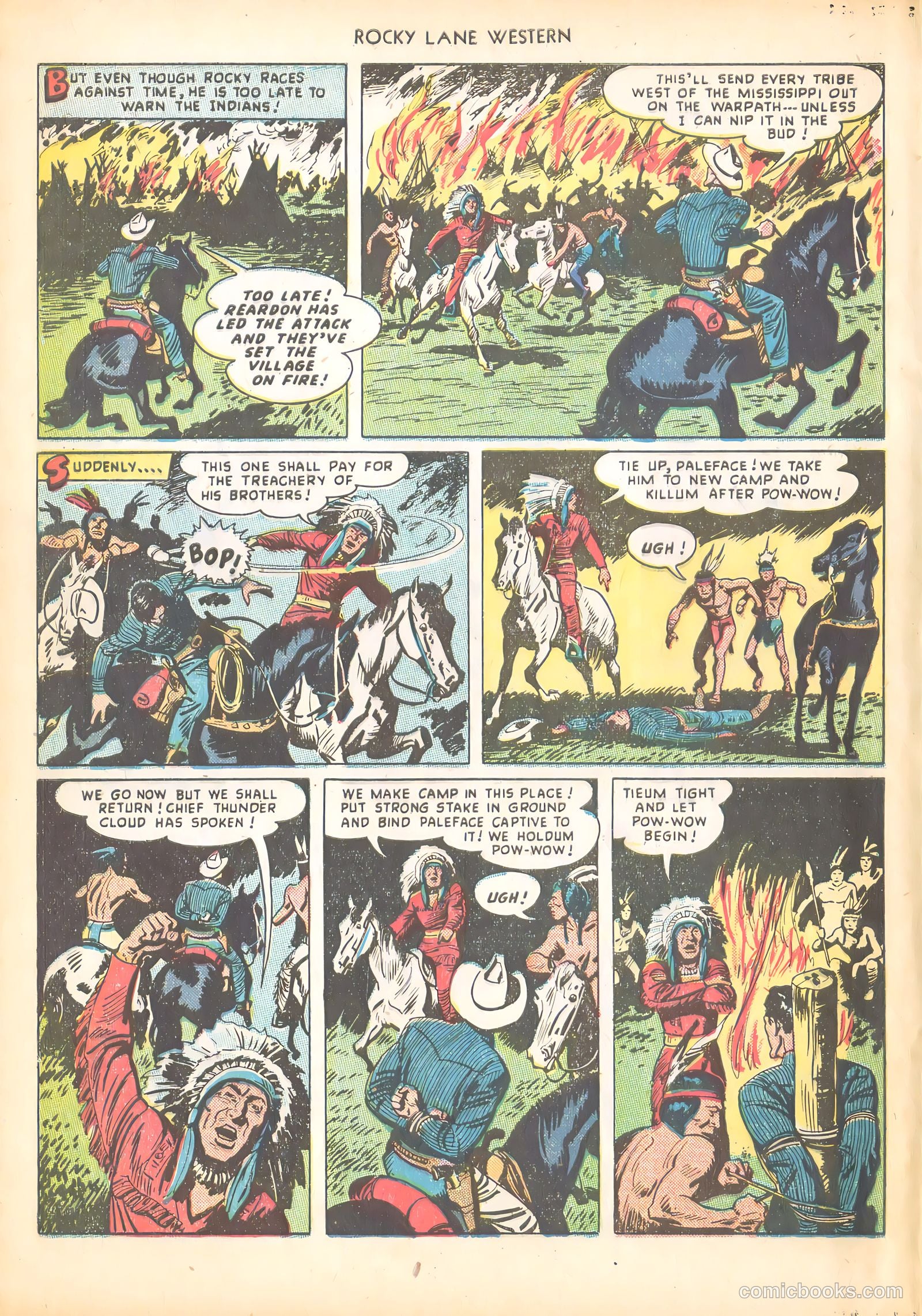 Rocky Lane Western #4 (1949) — page 20 of 52