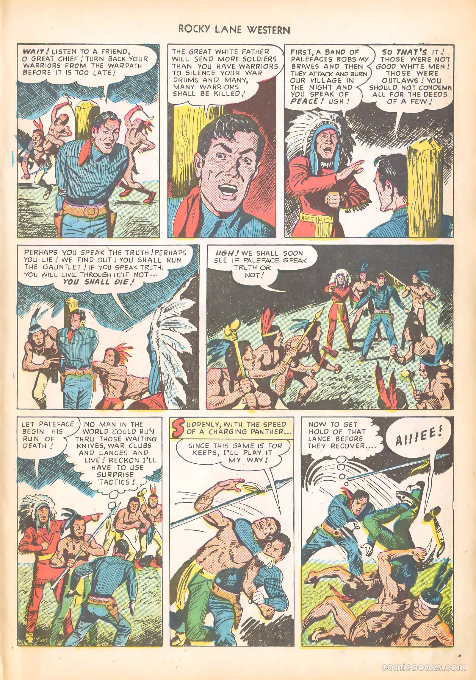 Rocky Lane Western #4 (1949) — page 23 of 52