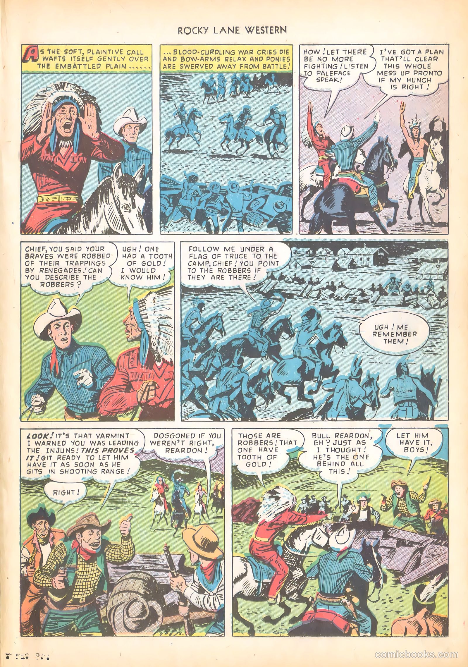 Rocky Lane Western #4 (1949) — page 25 of 52