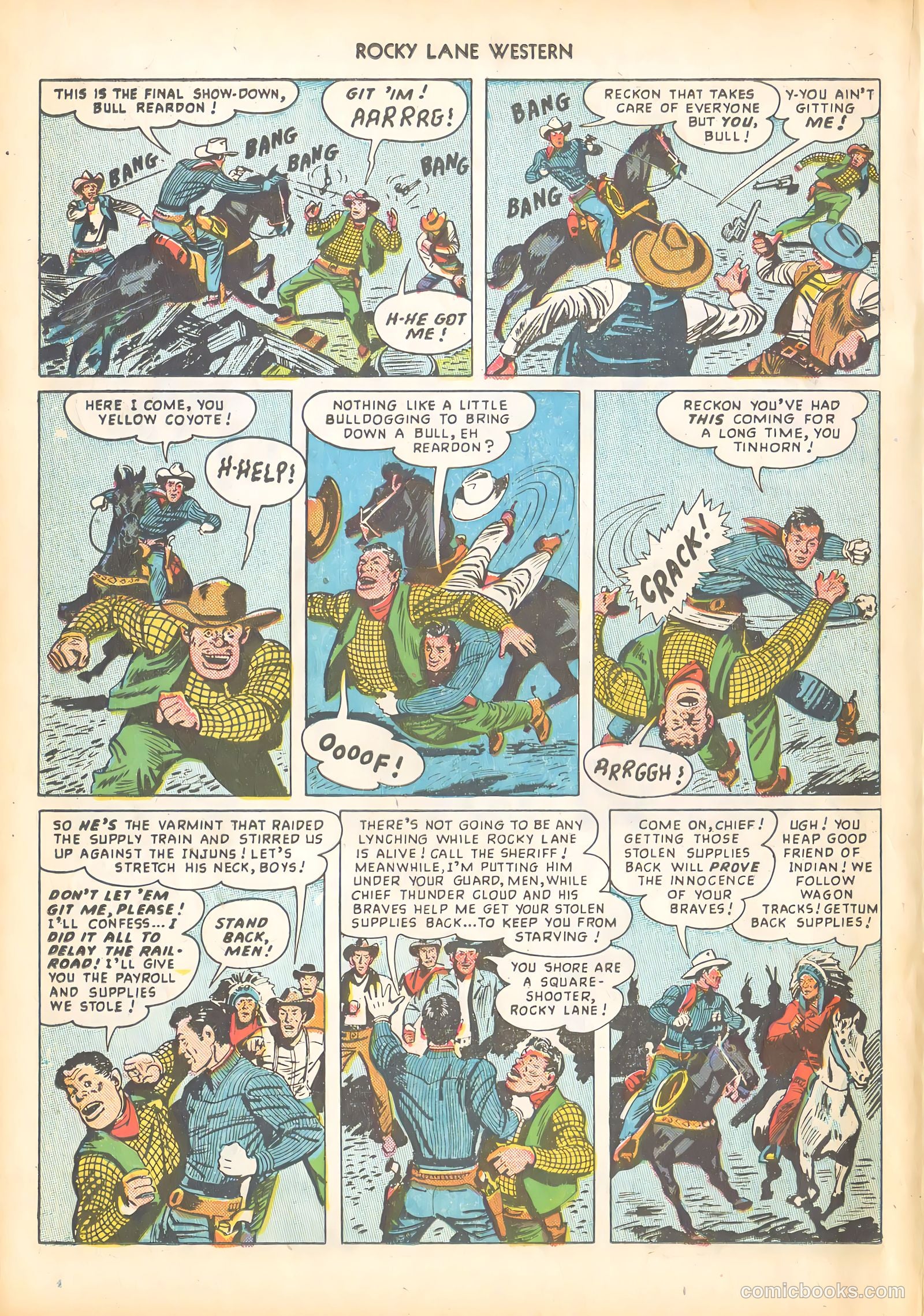 Rocky Lane Western #4 (1949) — page 26 of 52