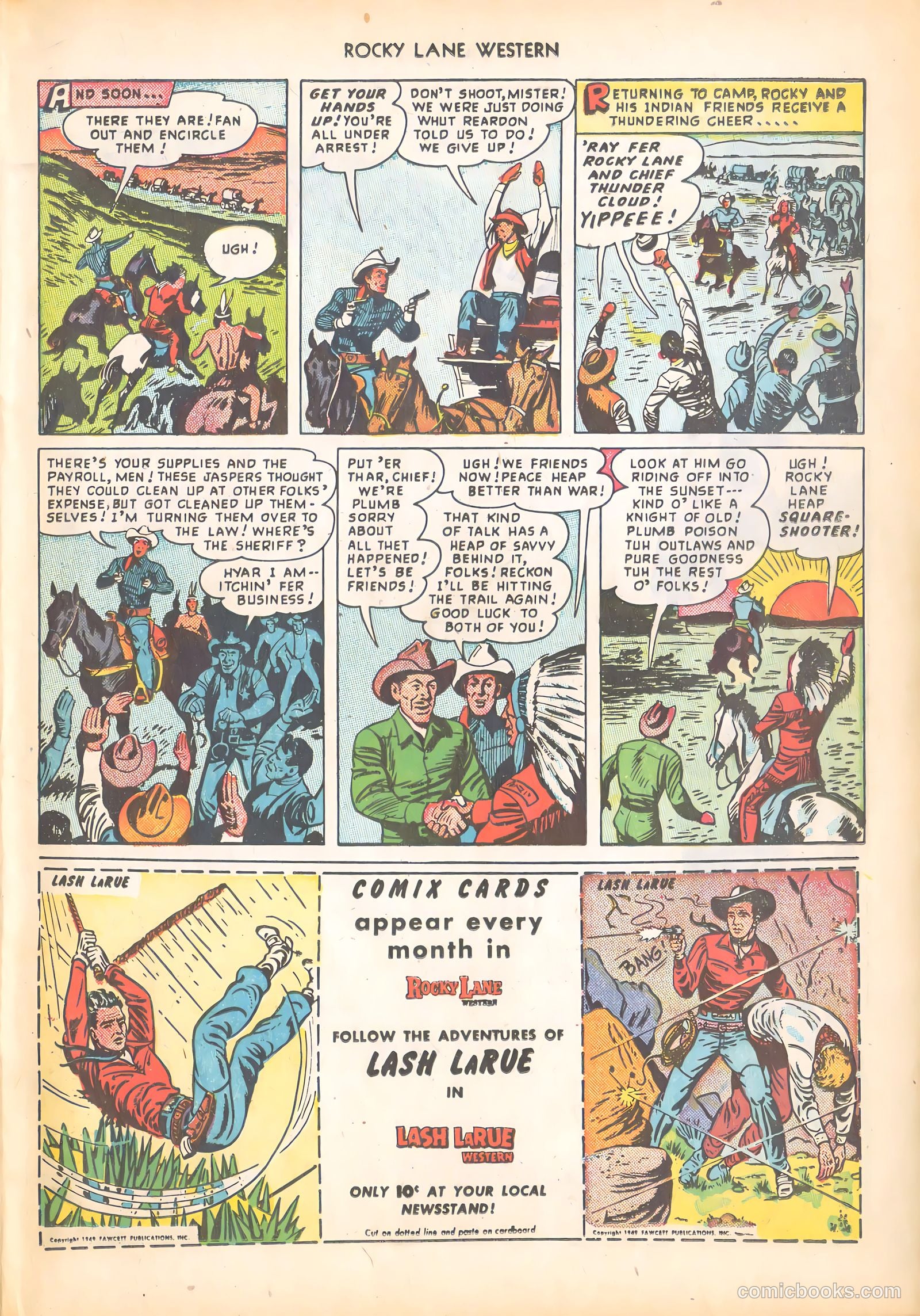 Rocky Lane Western #4 (1949) — page 27 of 52