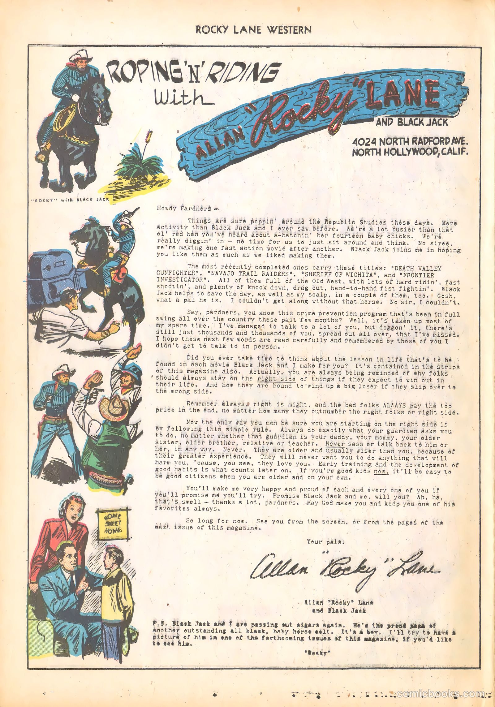 Rocky Lane Western #4 (1949) — page 28 of 52