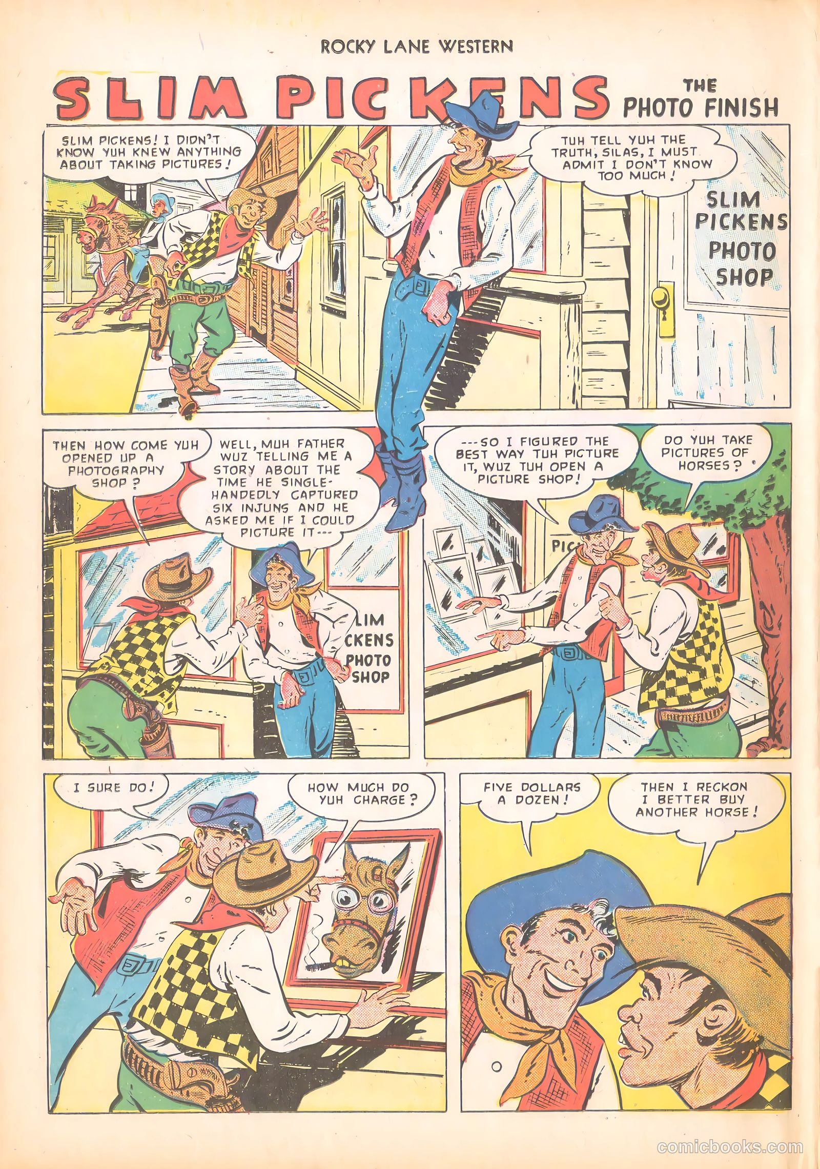 Rocky Lane Western #4 (1949) — page 30 of 52