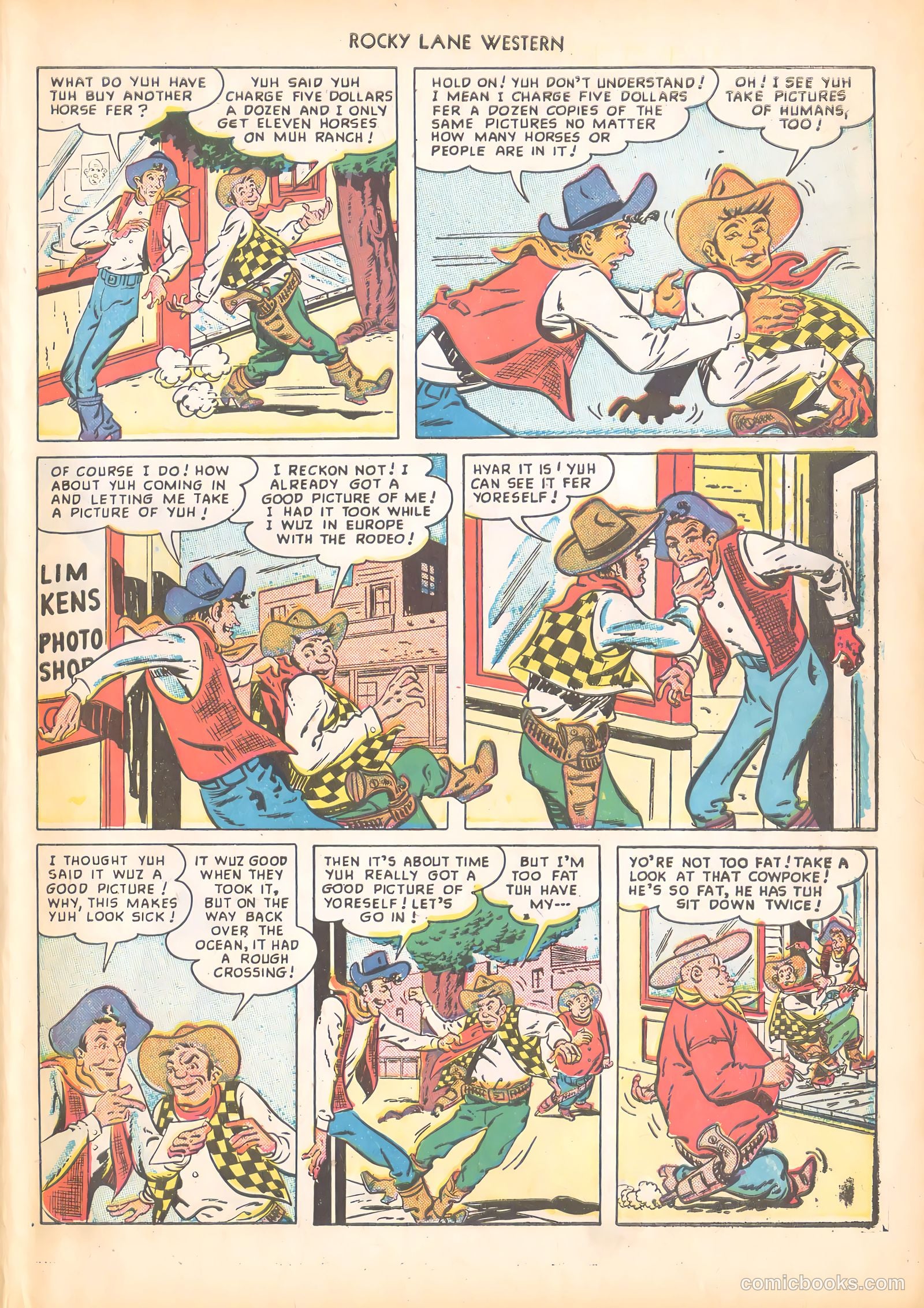Rocky Lane Western #4 (1949) — page 31 of 52